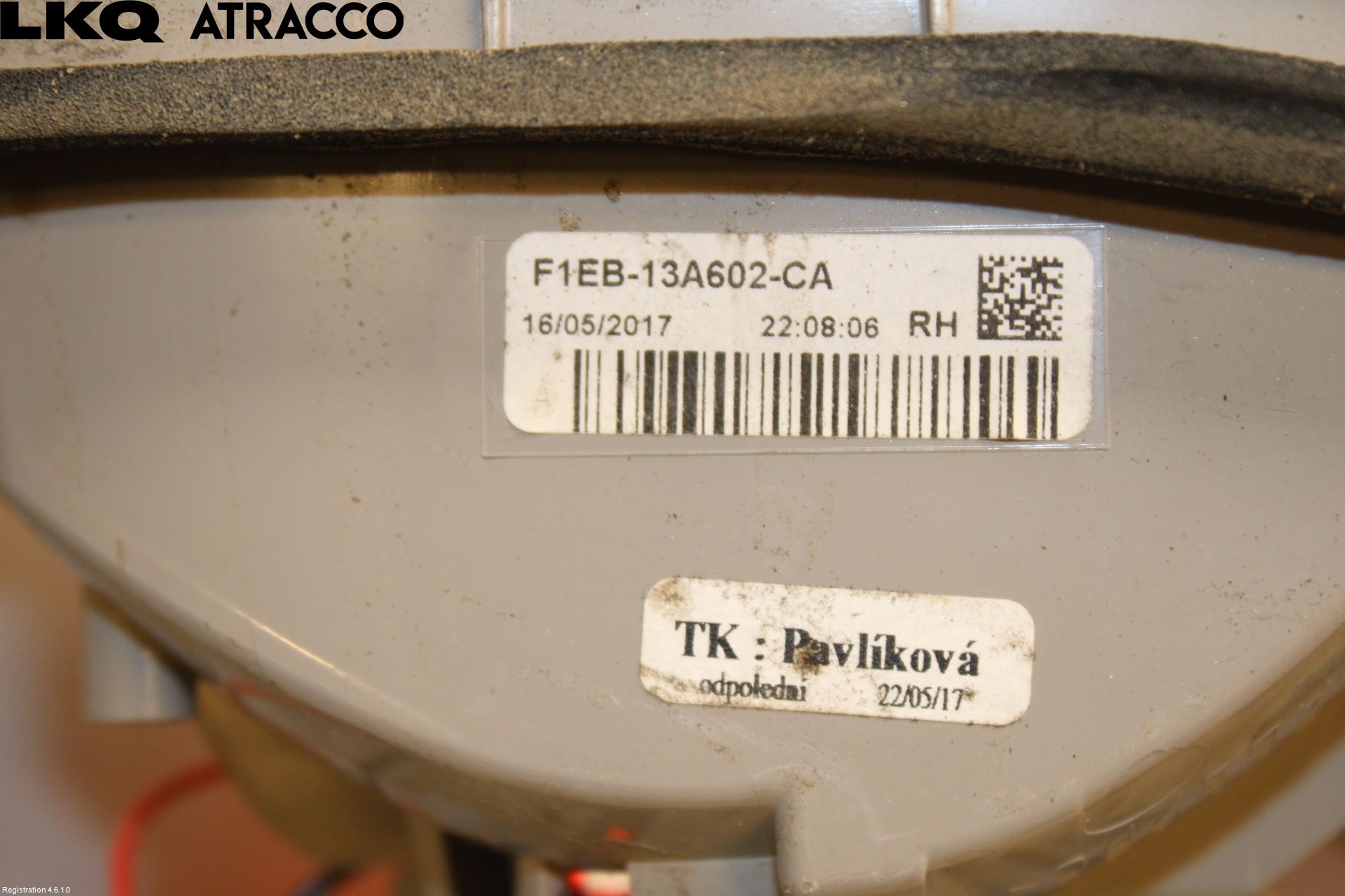 Ford FOCUS 15-18 Baklykt Høyre  På Luke(Indre)