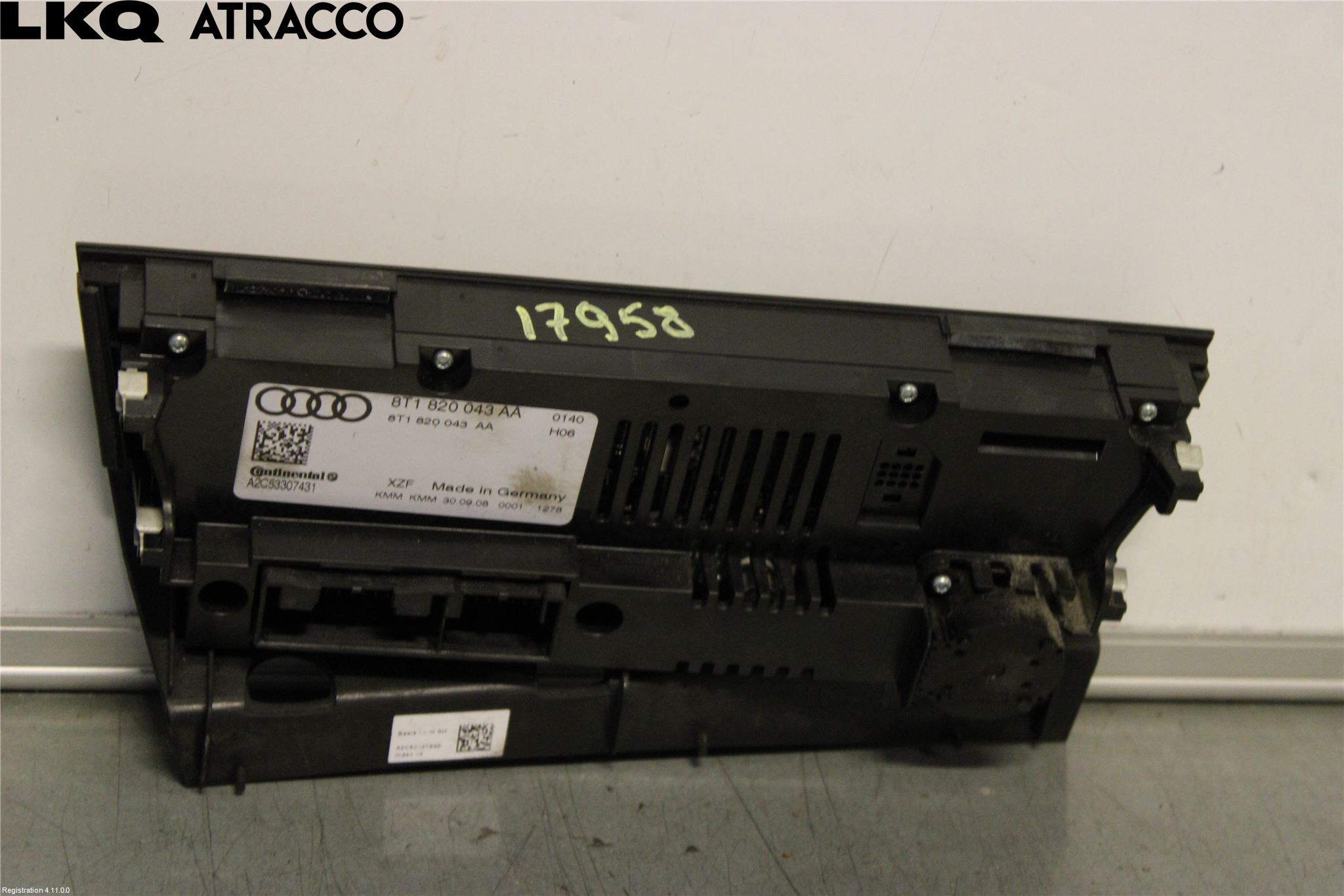 Audi A4/S4 08-11 Varme Ac Betjening-Display