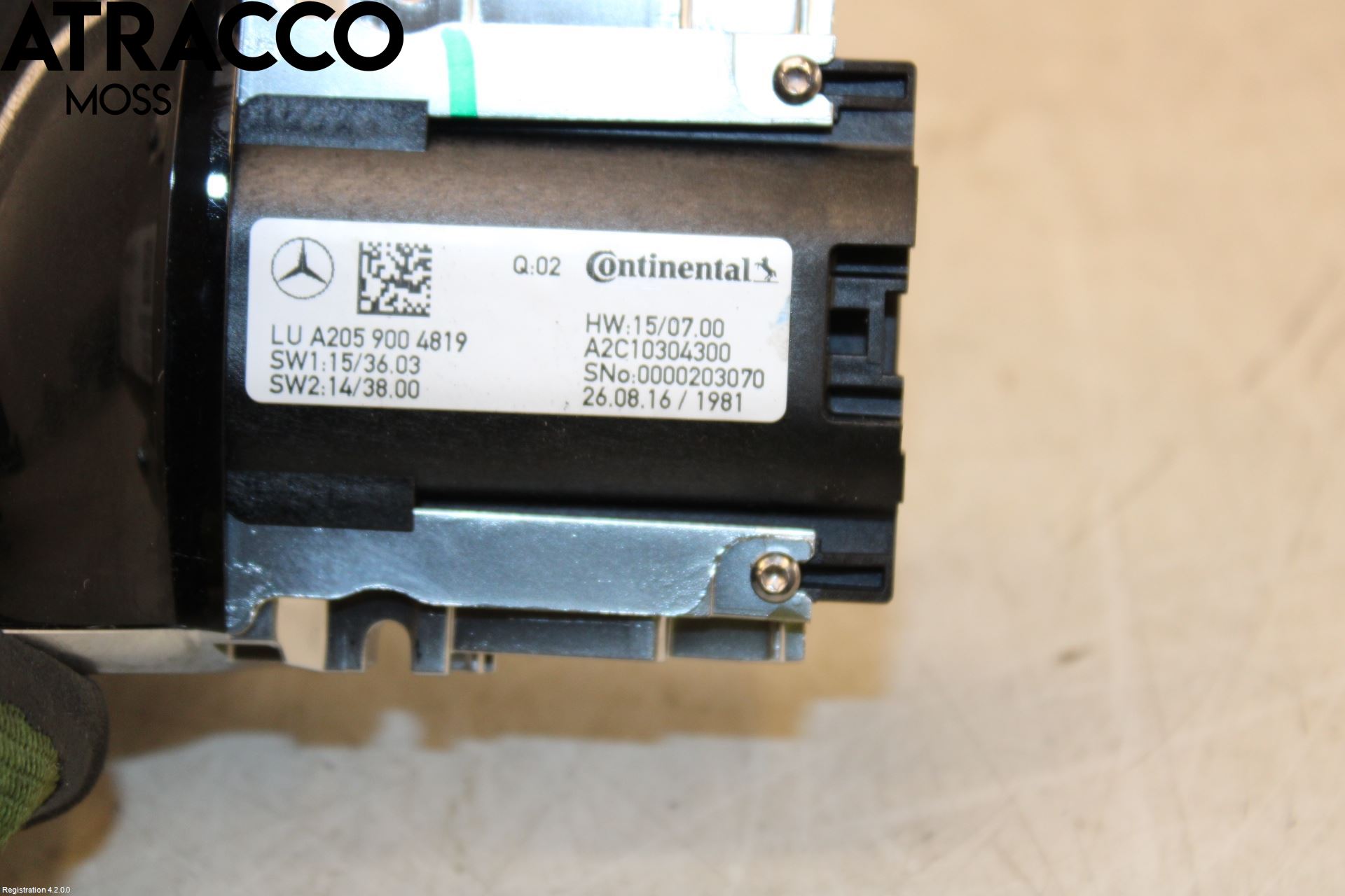 Mercedes-Benz MB C-KLASS (W205) 14-21 Bryter Multifunksjon