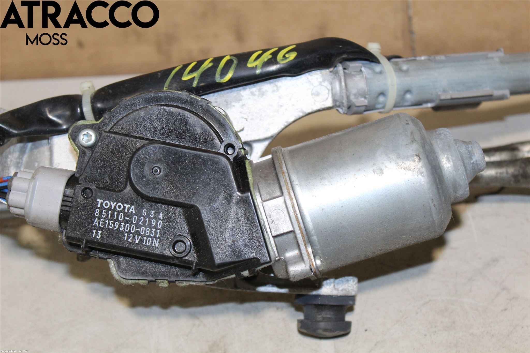 Toyota AURIS 10-12 Viskermotor Frontrute