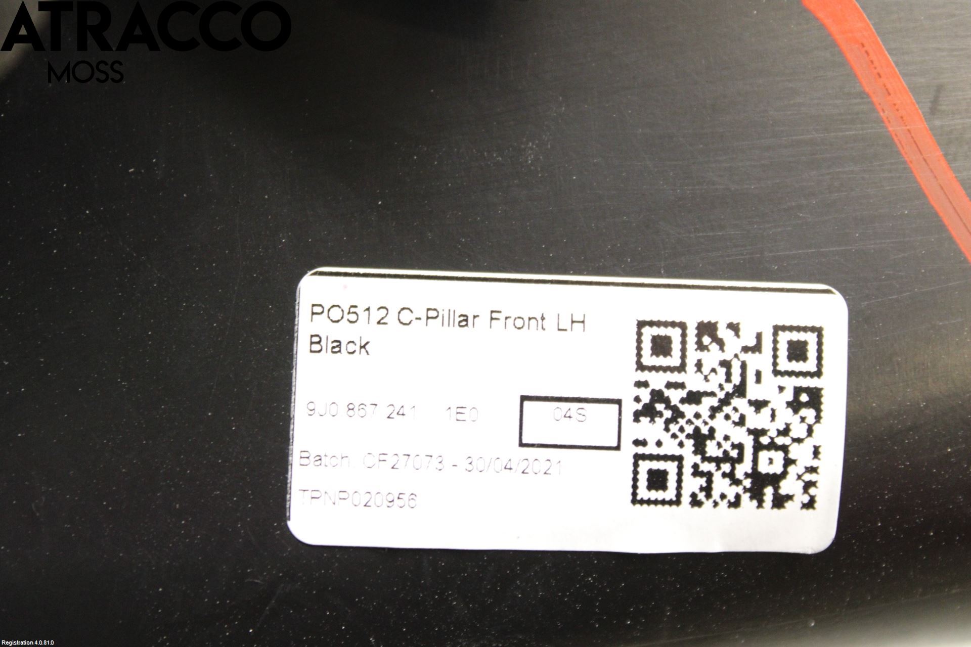 Porsche TAYCAN 20- Innr Deksel A-B-C Stolpe