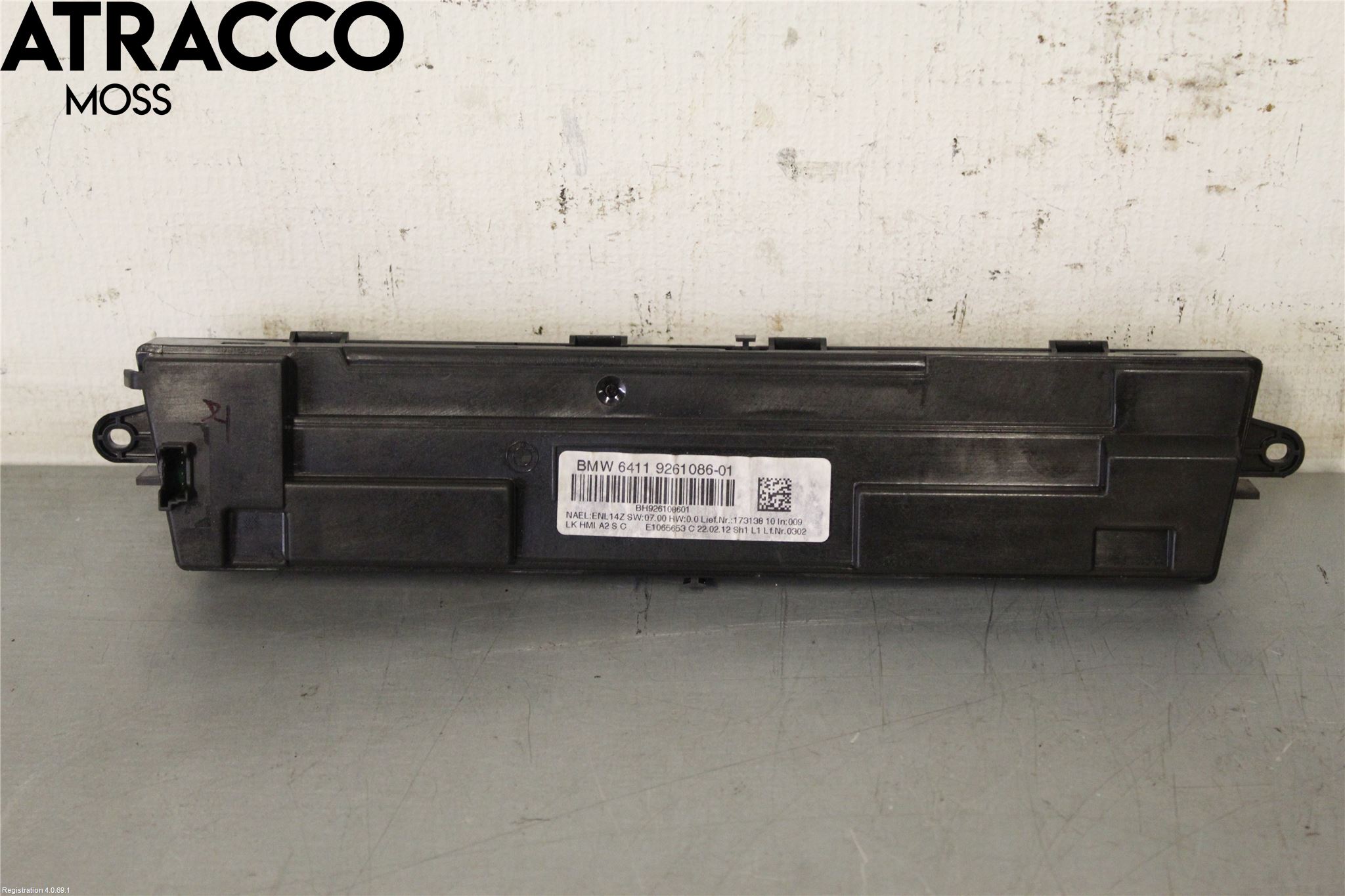 BMW 1 F20/F21 11-19 Varme Ac Betjening-Display