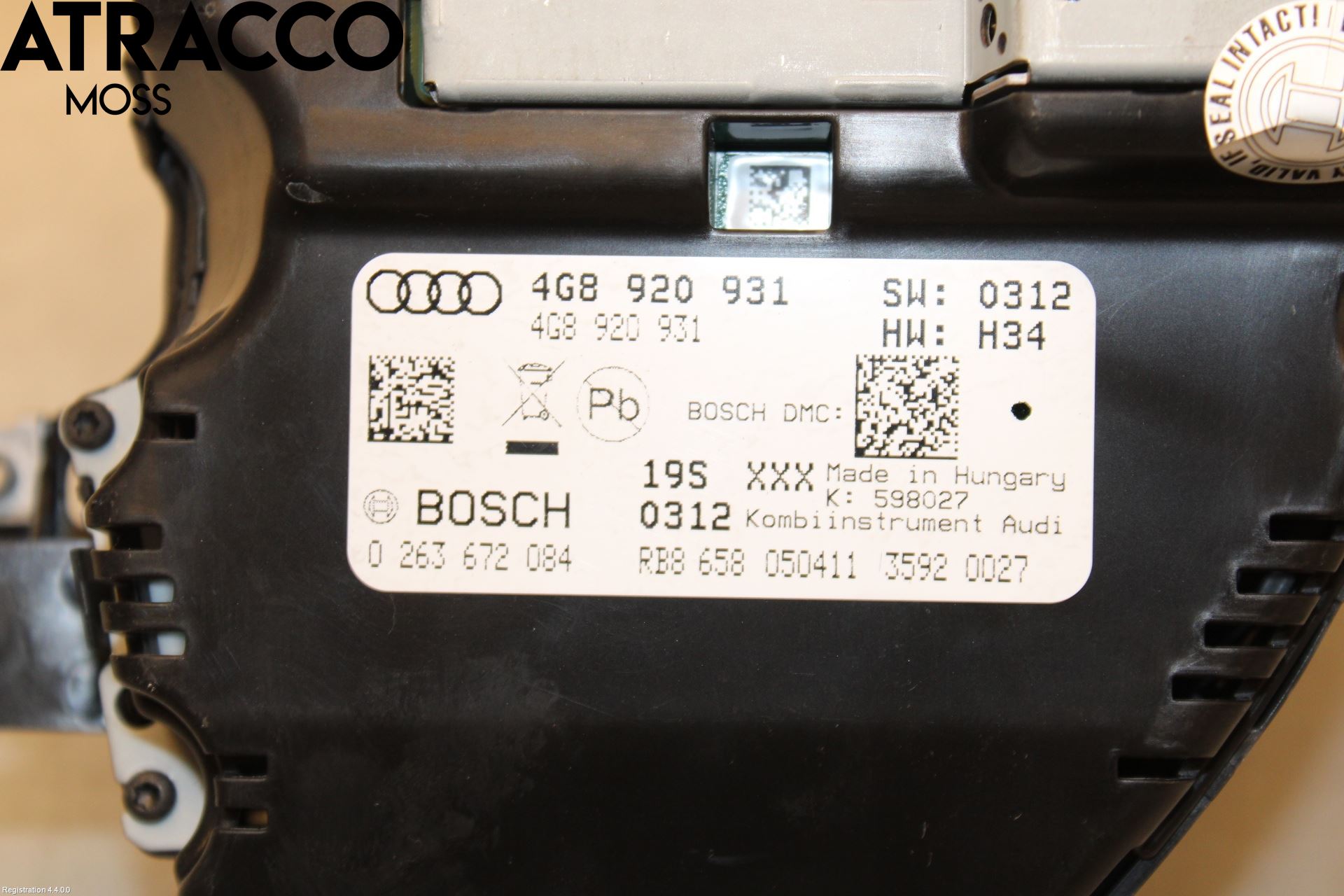 Audi A6/S6 4G 11-18 Instr Kombinert