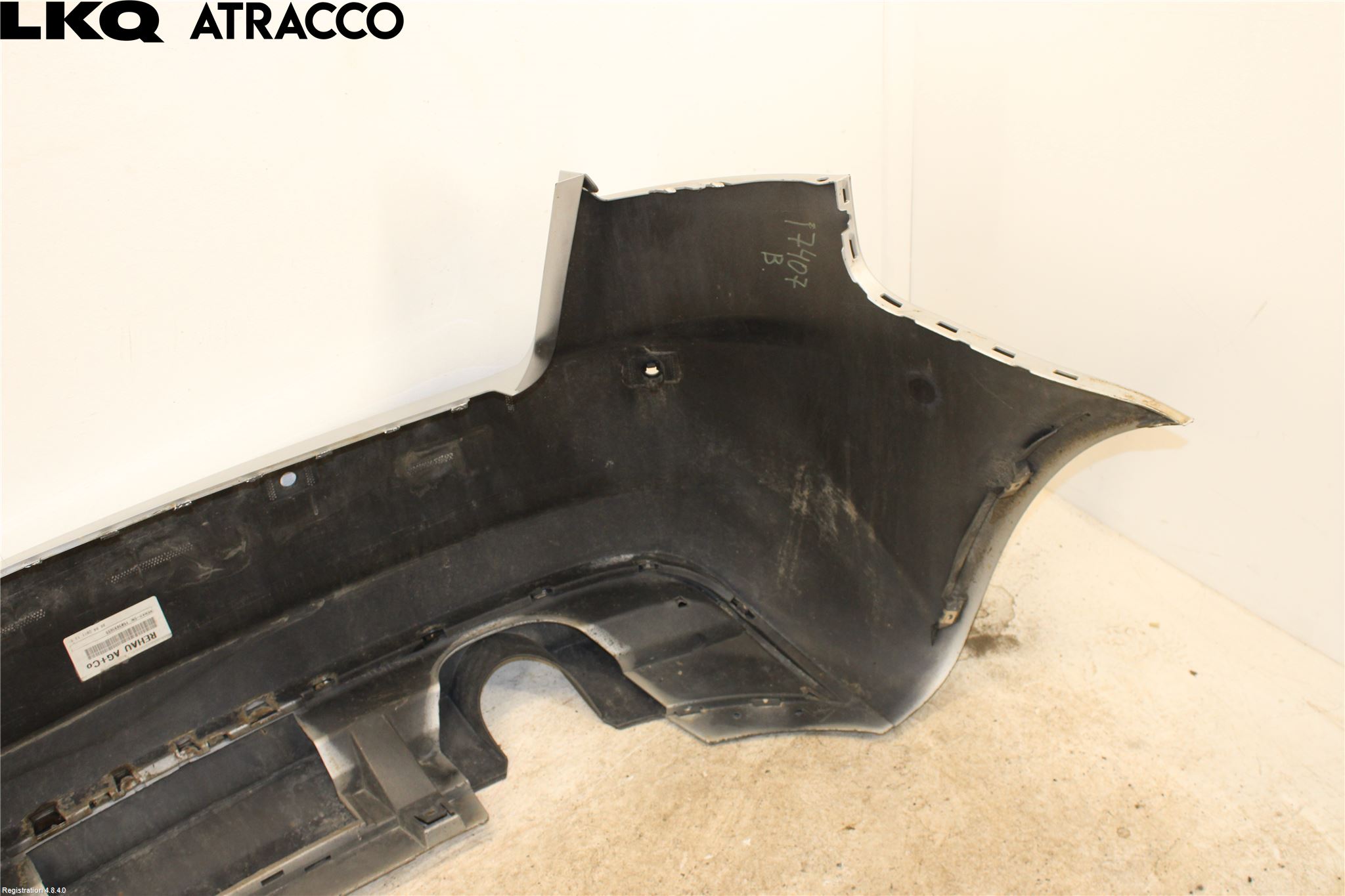 Audi A3/S3 05-13 Støtfanger Bak