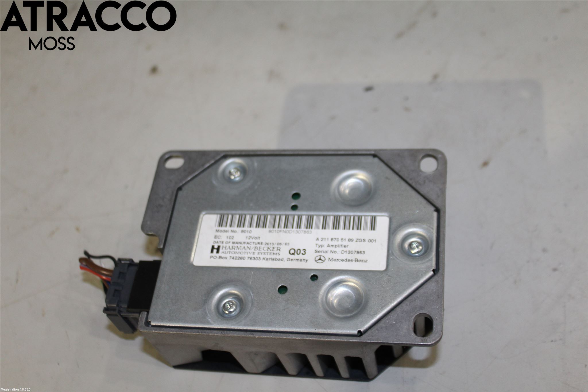 Mercedes-Benz MB E-KLASS (W212) 09-16 Stereo Forsterker