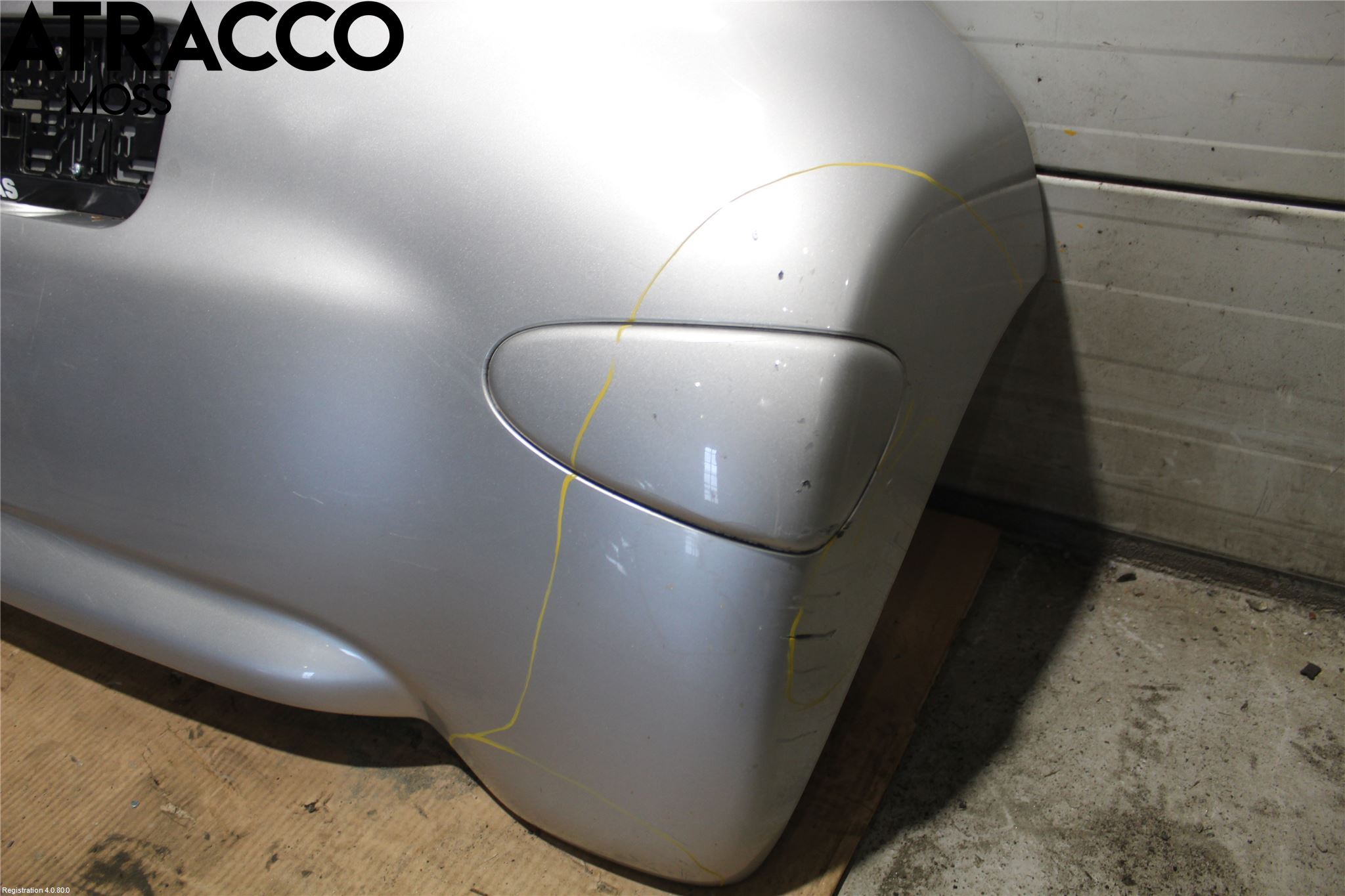 Toyota AYGO 06-14 Støtfanger Bak