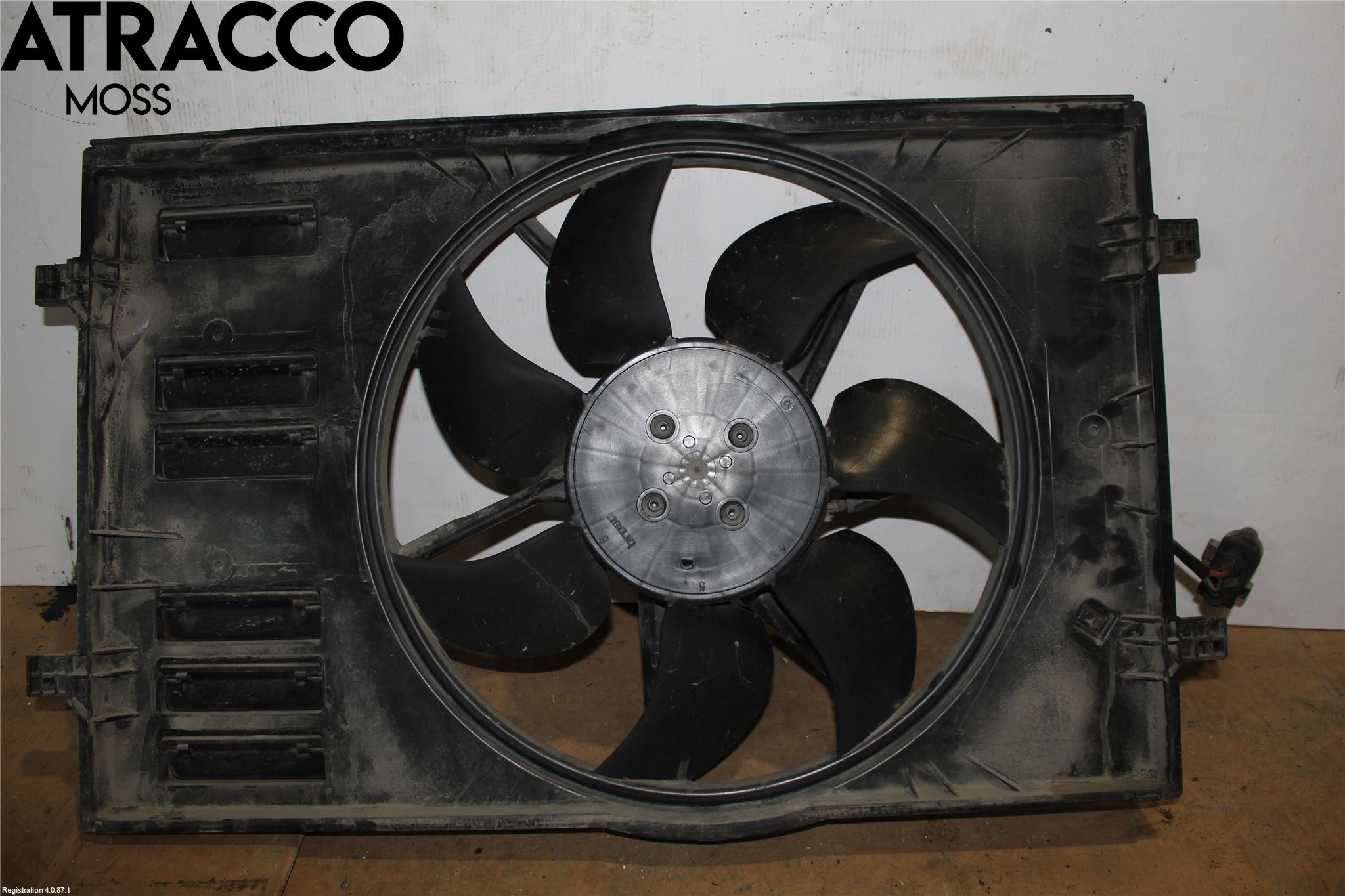 Volkswagen VW GOLF / E-GOLF VII 13-20 Kjølevifte-Radiator Hus-Kåpe