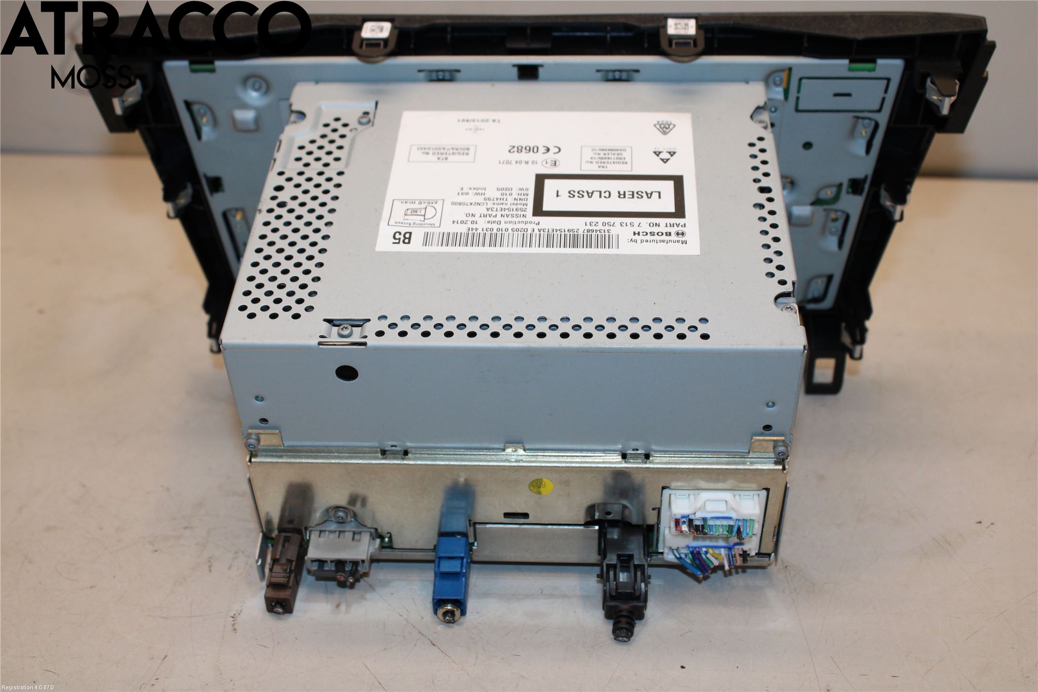 Nissan QASHQAI 14-17 Stereo Radio Med Cd