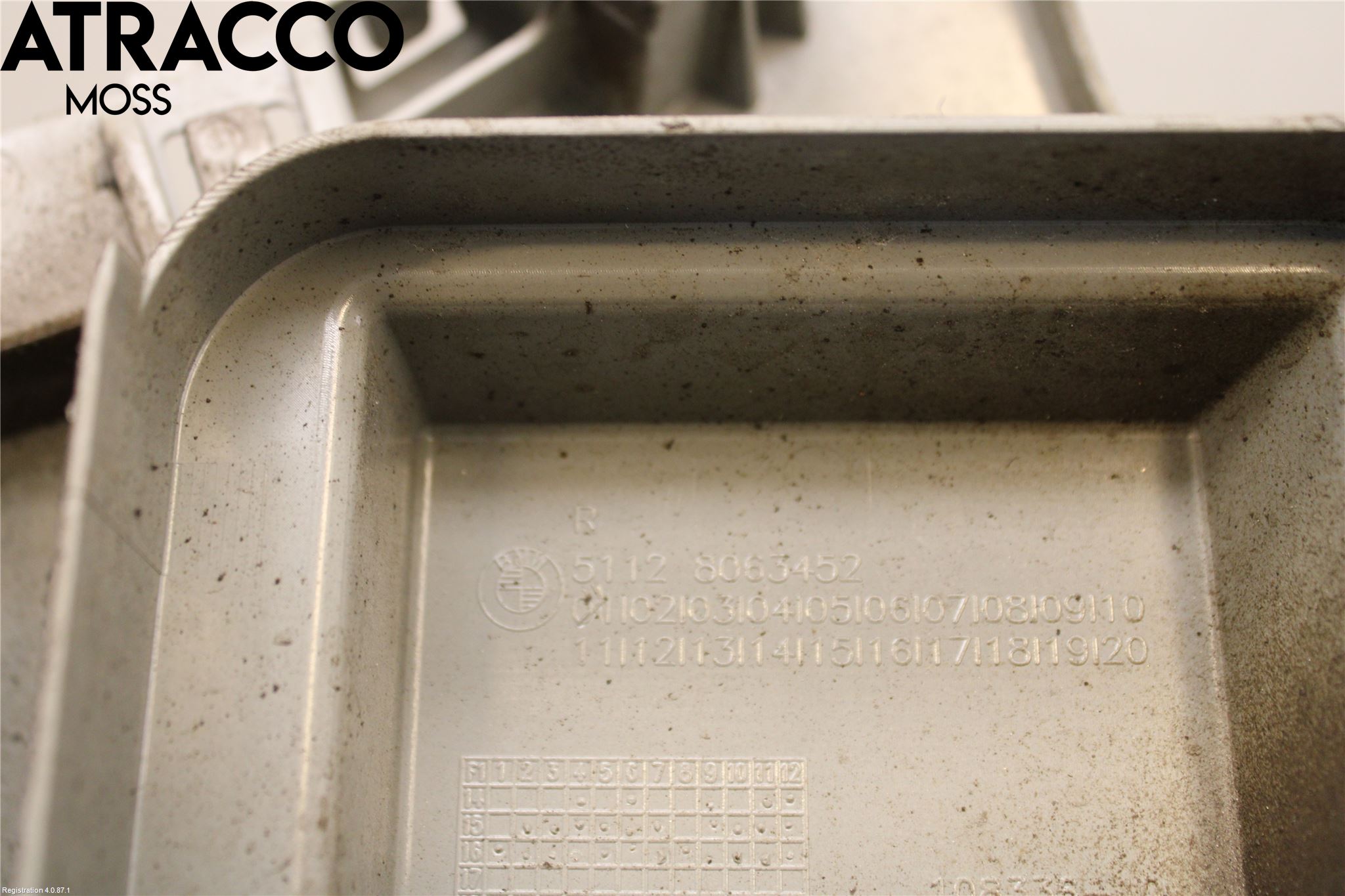 BMW 1 F20/F21 11-19 Støtfangerfeste Bak Høyre