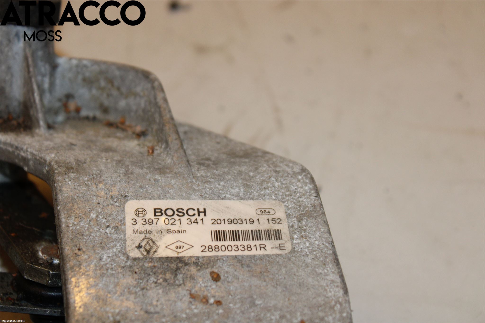 Renault ZOE/E-TECH 13- Viskermotor Frontrute