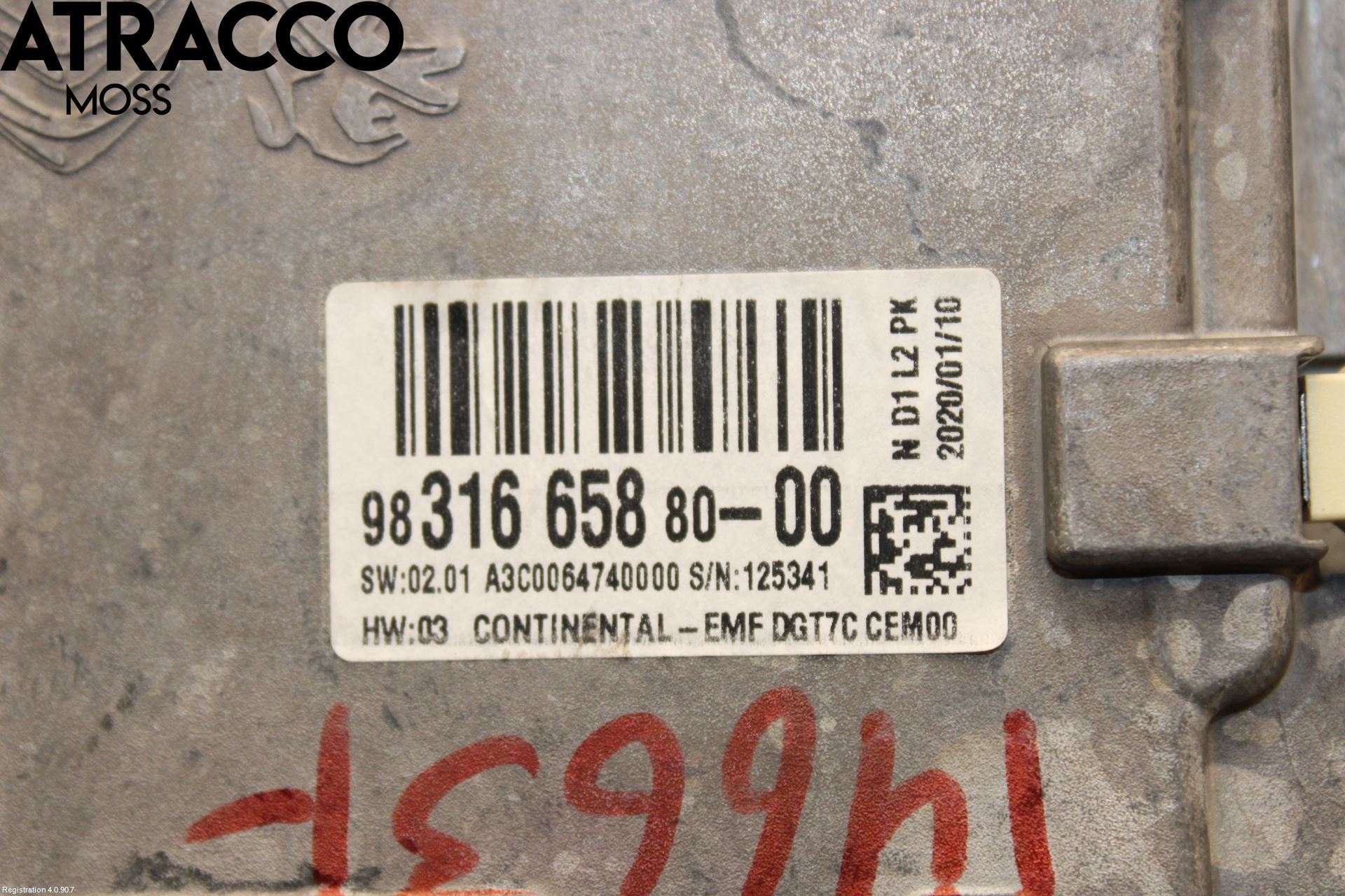 Peugeot EXPERT/E-EXPERT 17- Instr Skjerm Dvd-Gps-Ac-Tlf