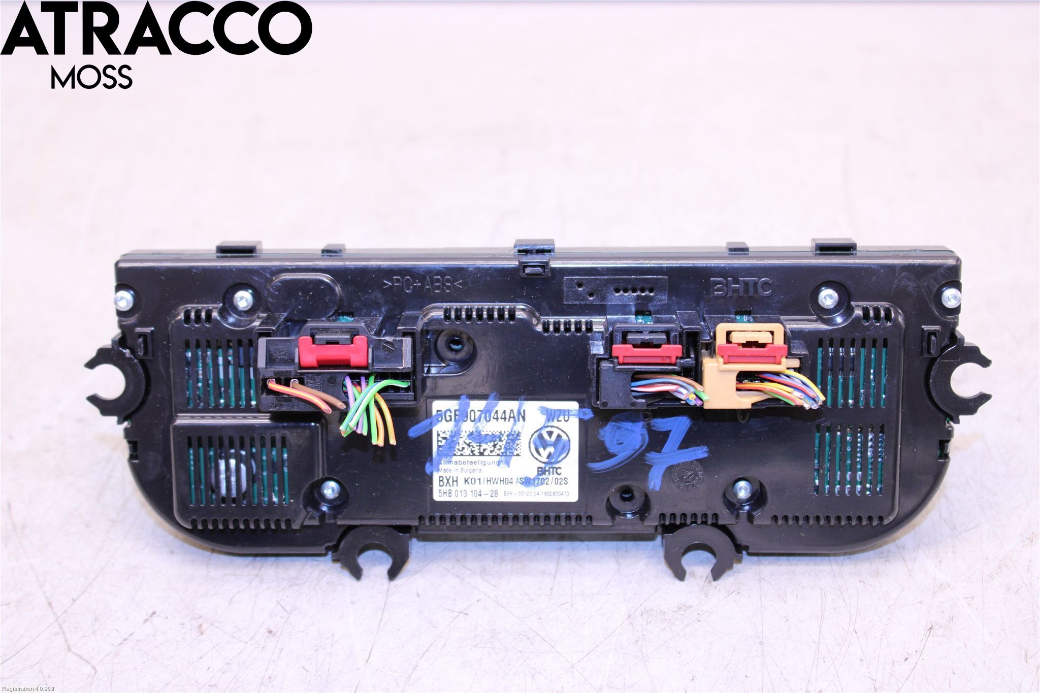 Volkswagen VW GOLF / E-GOLF VII 13-20 Varme Ac Betjening-Display