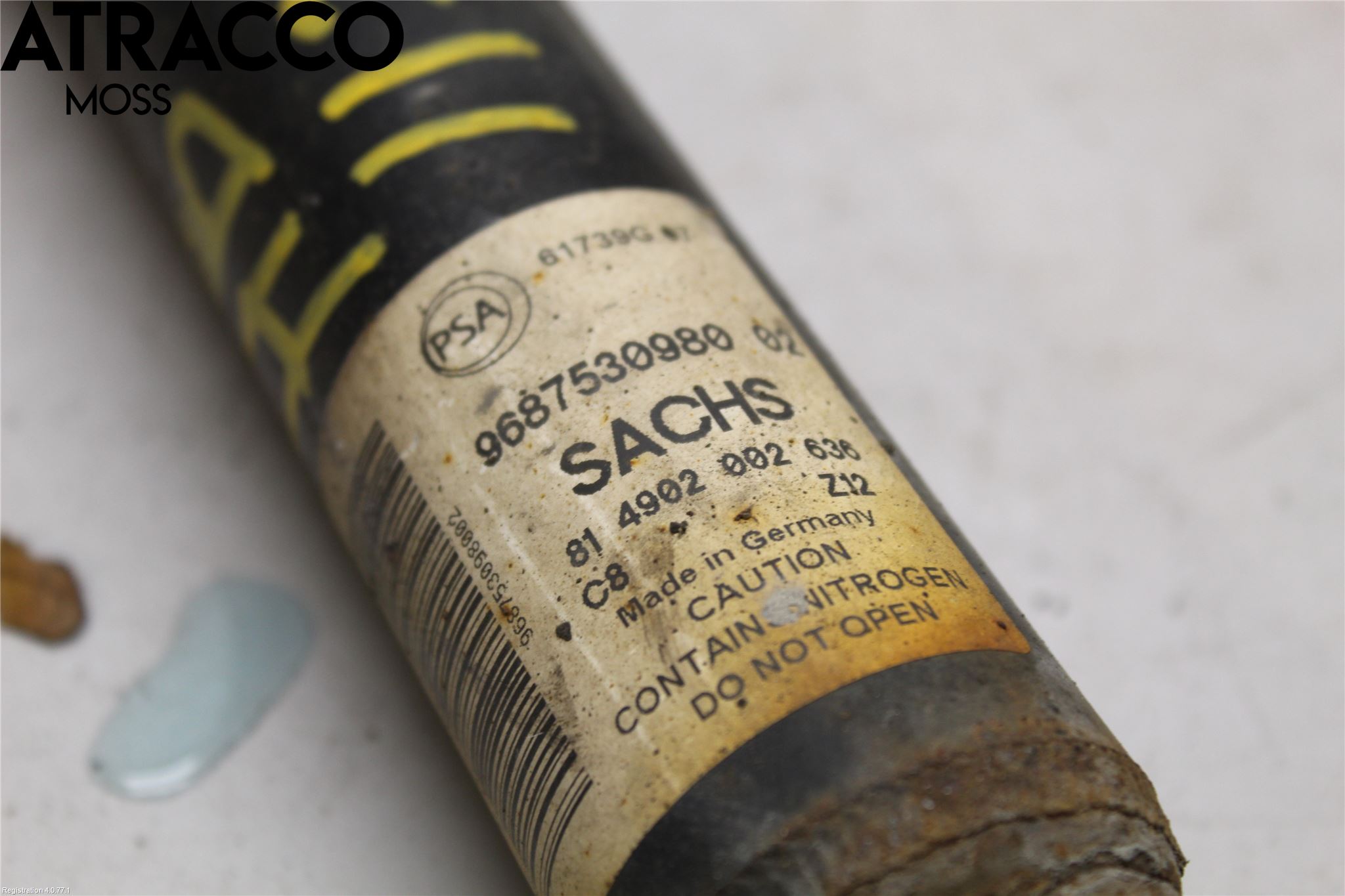 Peugeot PARTNER 16-18 Støtdemper Bak