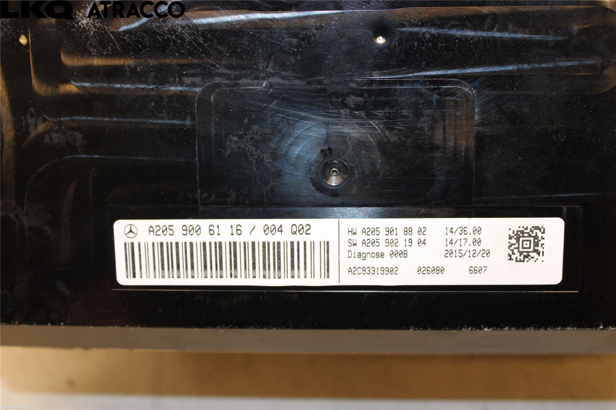 Mercedes-Benz MB C-KLASS (W205) 14-21 Instrumentkonsoll Midt