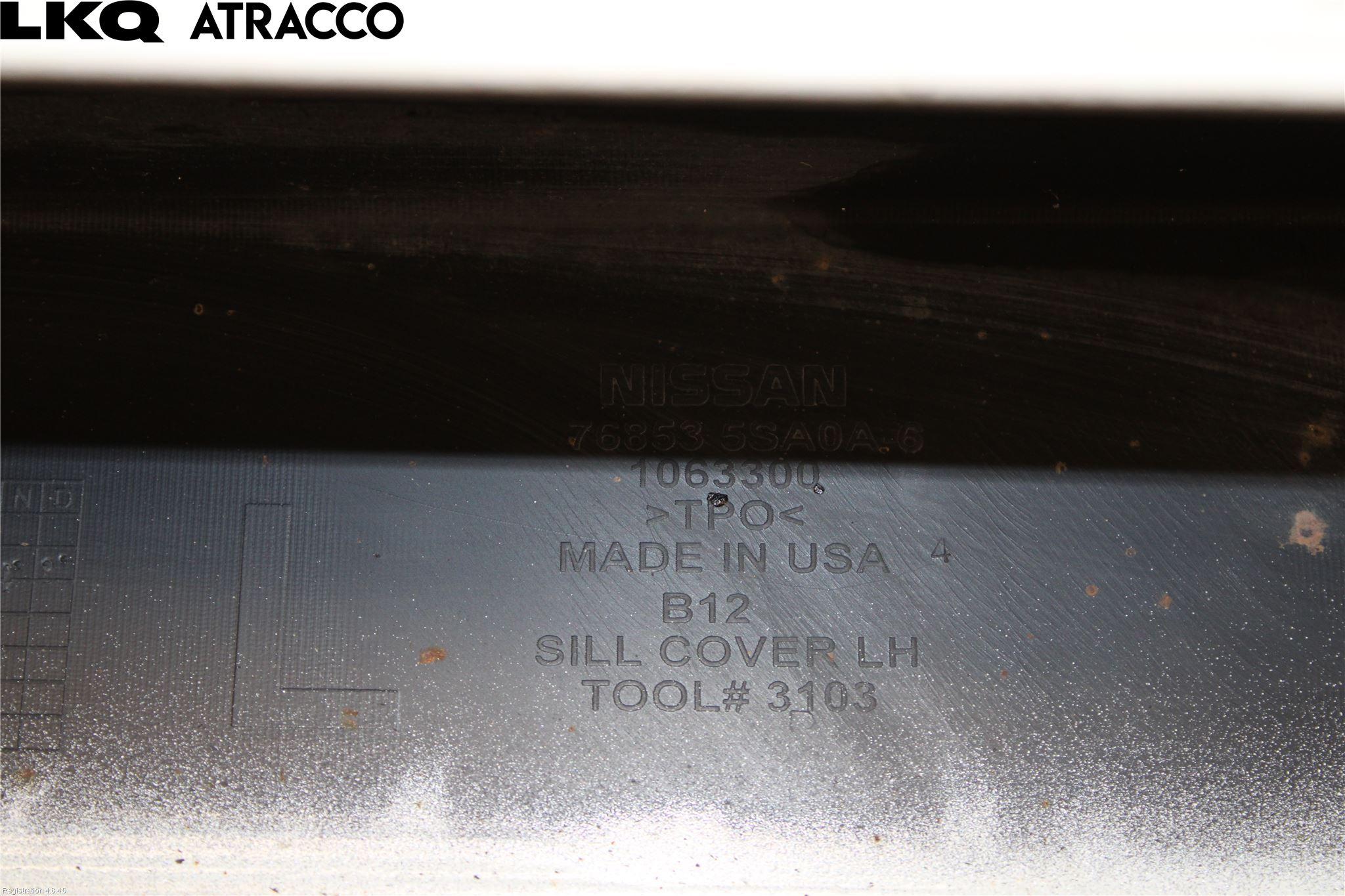 Nissan LEAF 18- Kanalskjørt Venstre