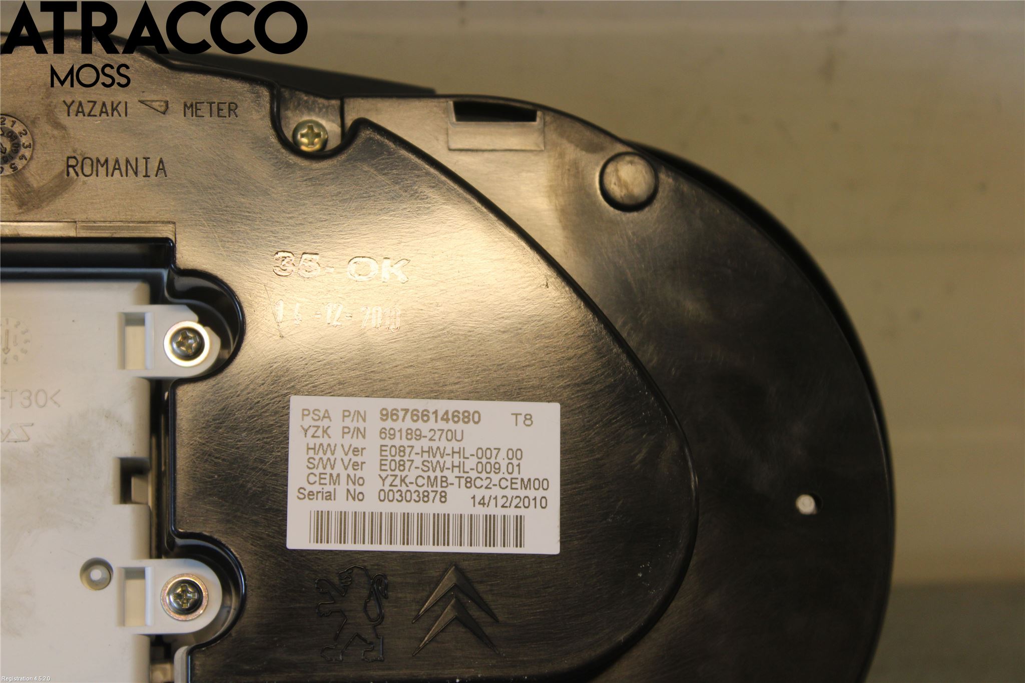 Peugeot 3008 09-16 Instr Kombinert