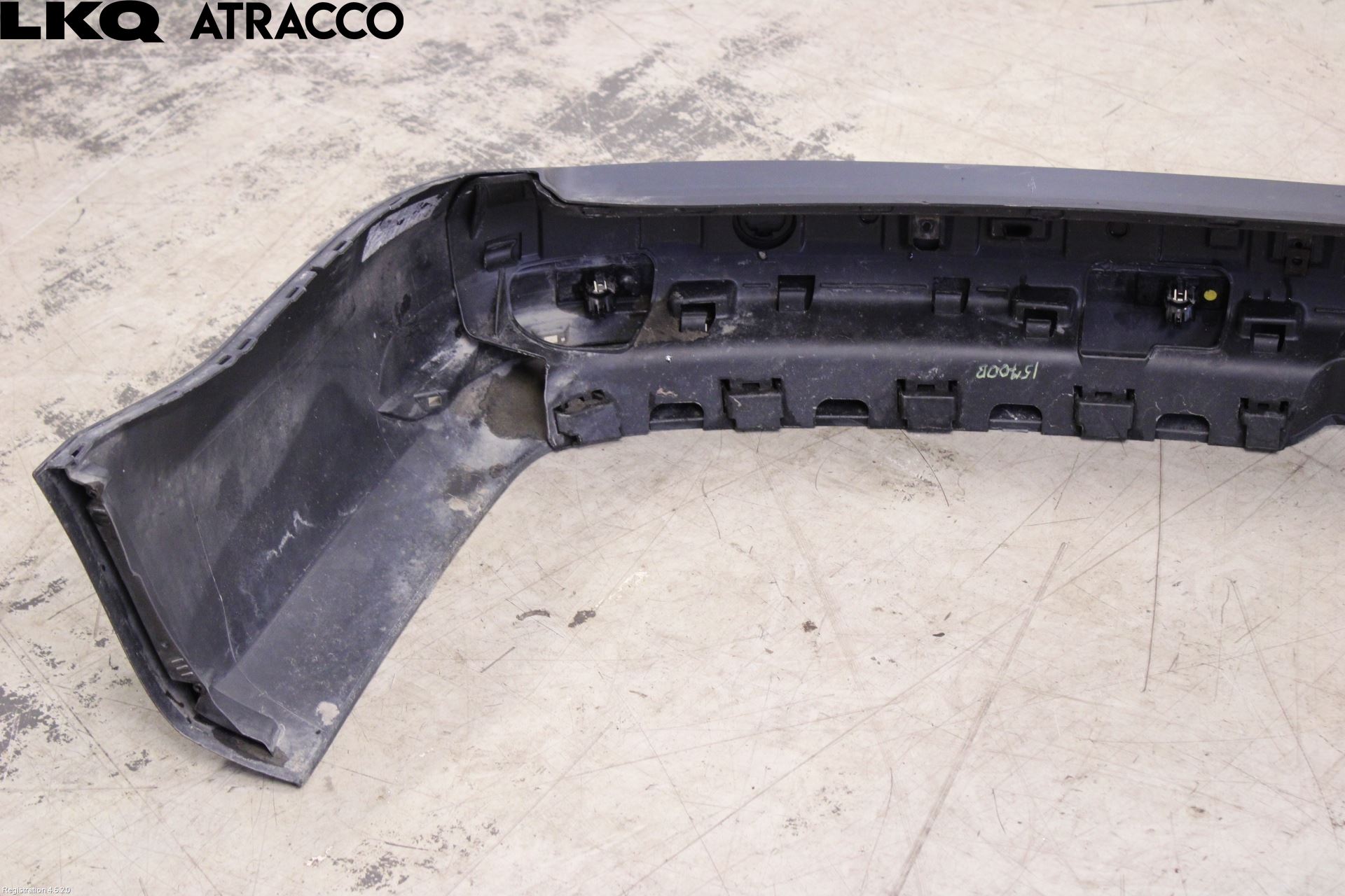 Volkswagen VW CADDY 16-20 Støtfanger Bak Overtrekk