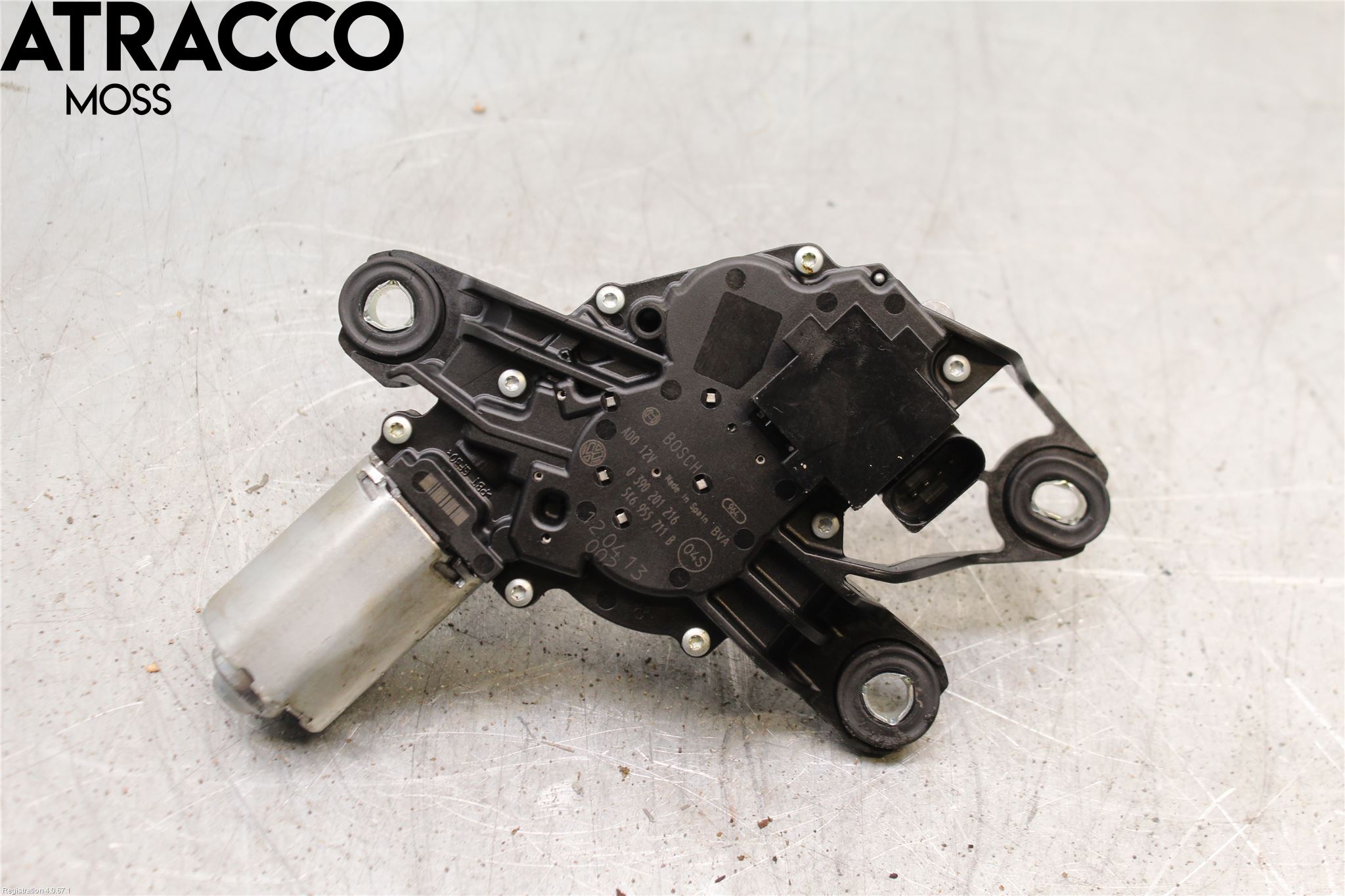 Volkswagen VW GOLF VI 09-13 Viskermotor Bakluke