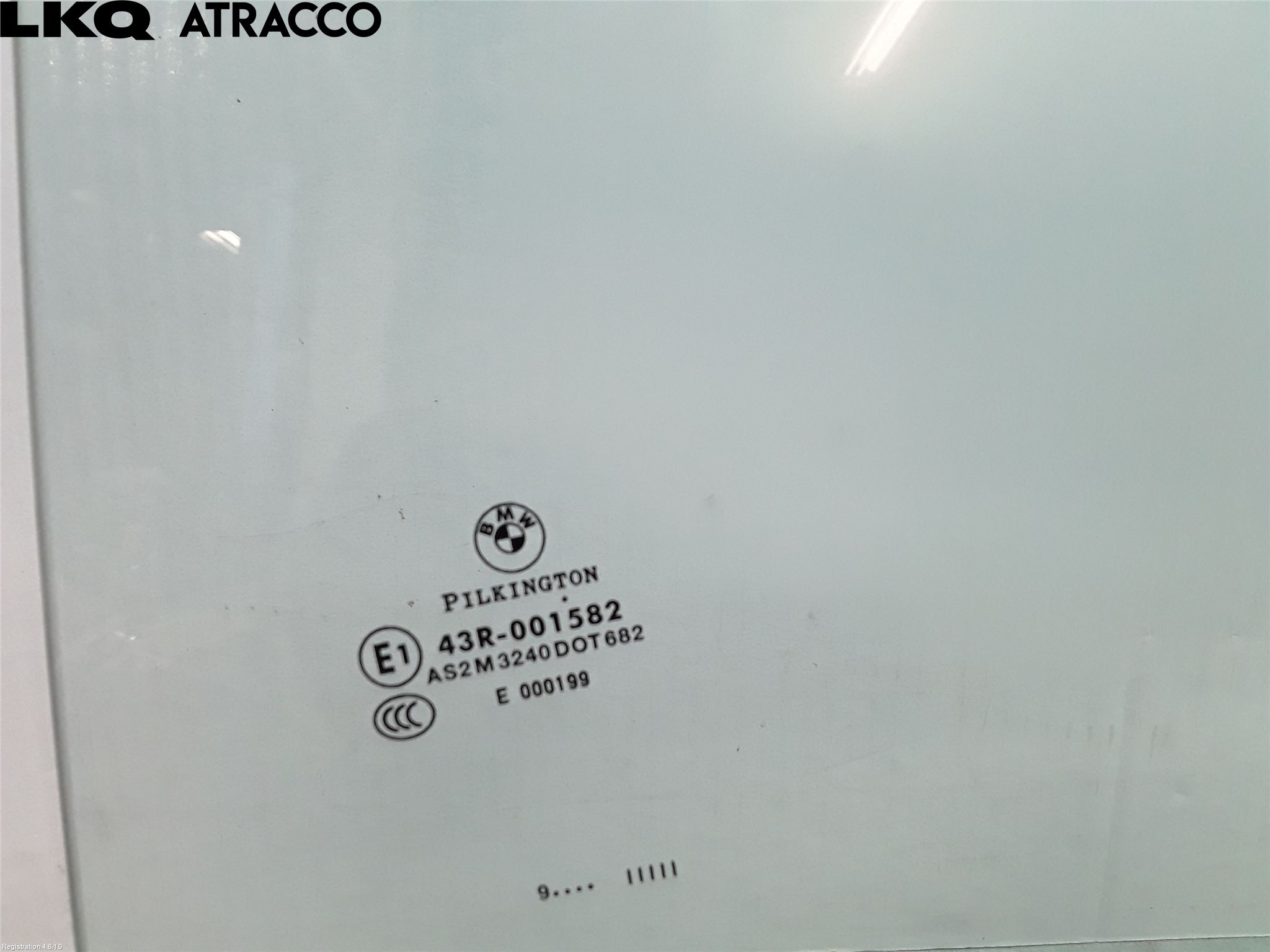 BMW 3 E90/91 SED/TOU 05-12 Dørrute Bak Venstre 4Dørs