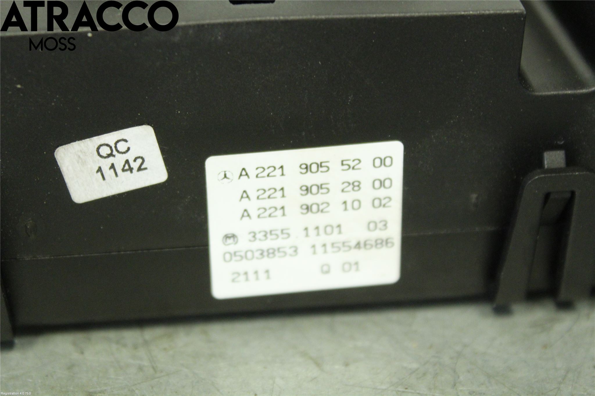 Mercedes-Benz MB S-KLASS (W221) 05-13 Varme Ac Betjening-Display