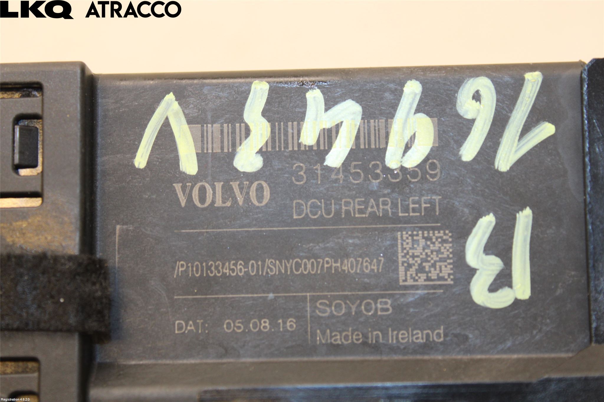 Volvo S90 17->> Vindusheismotor