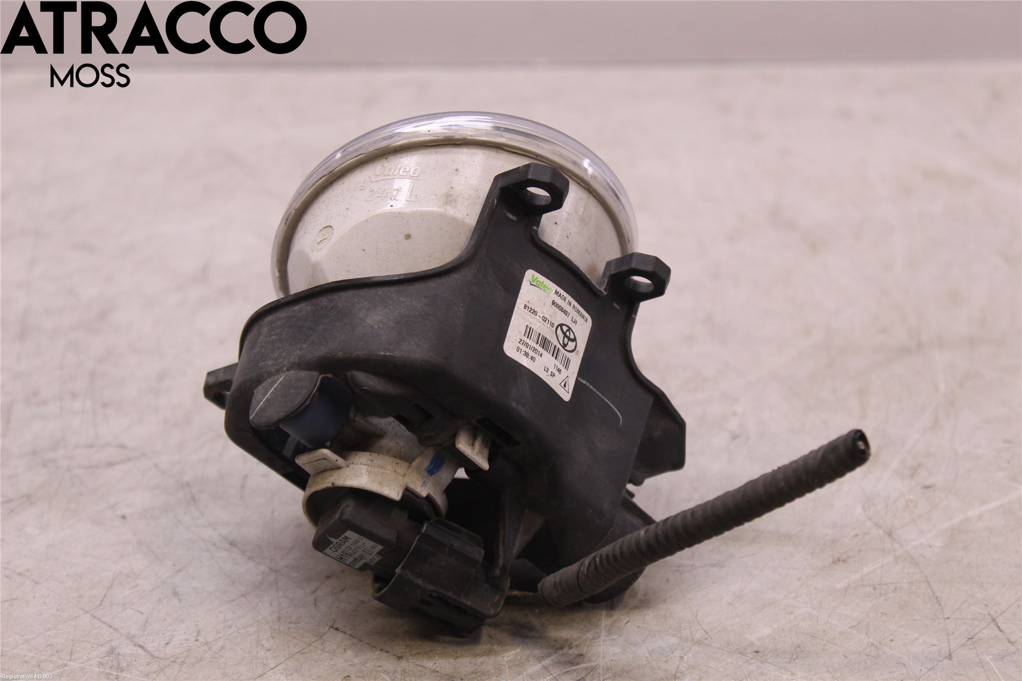 Toyota AVENSIS 09-15 Frontlykt-Kurve-Tåkelys