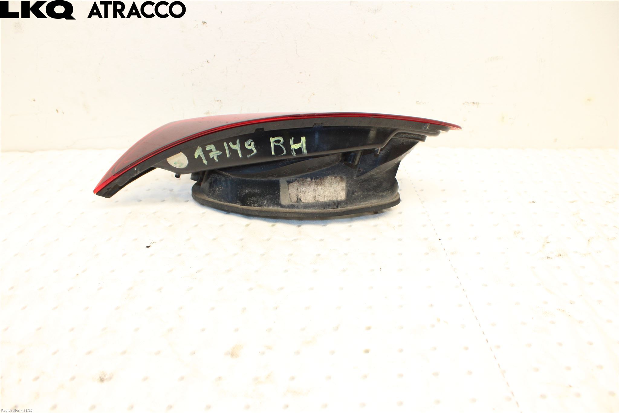 Opel ASTRA J 10-15 Baklykt Høyre  På Luke(Indre)