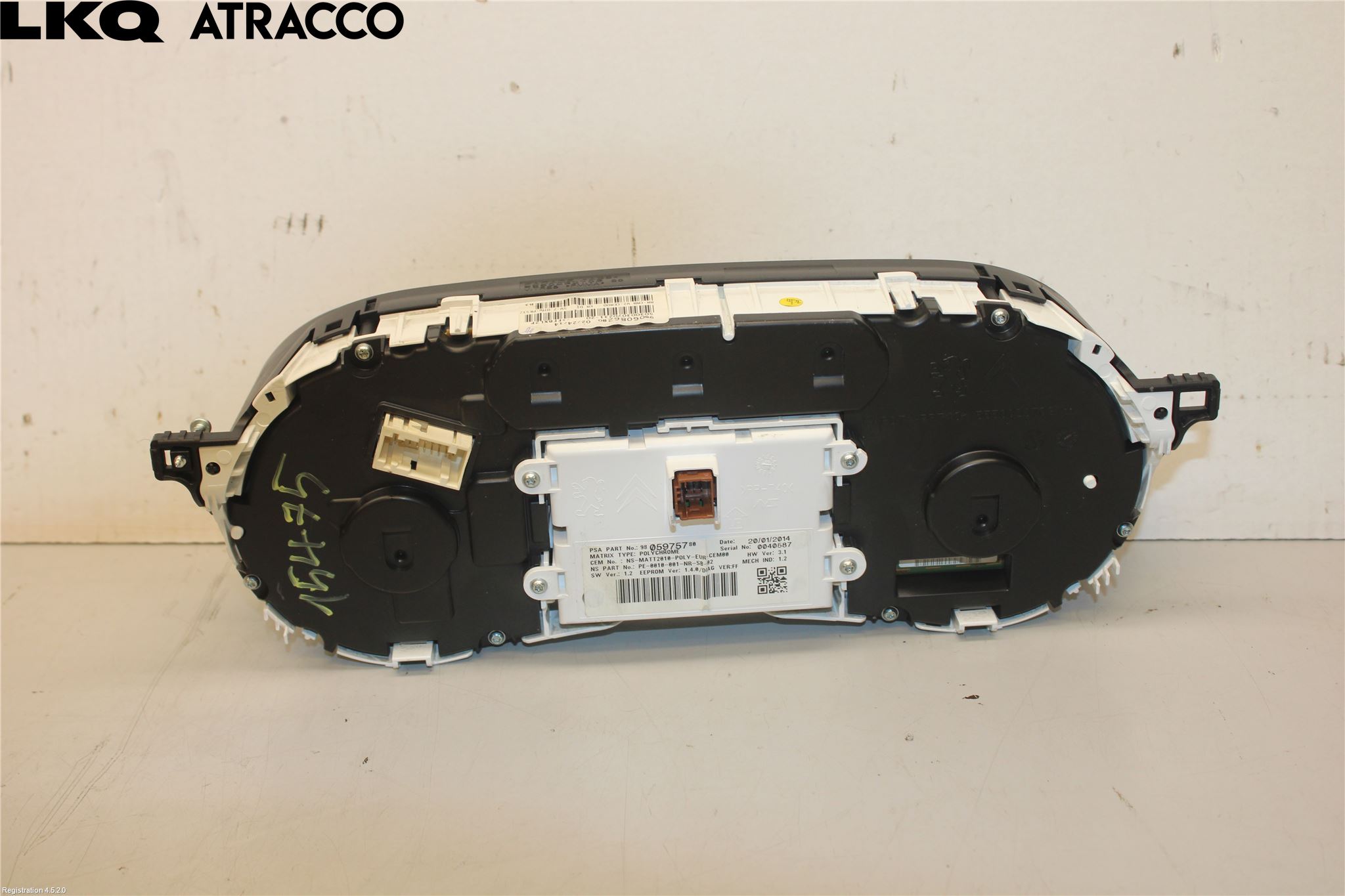 Peugeot 508 11-18 Instr Kombinert