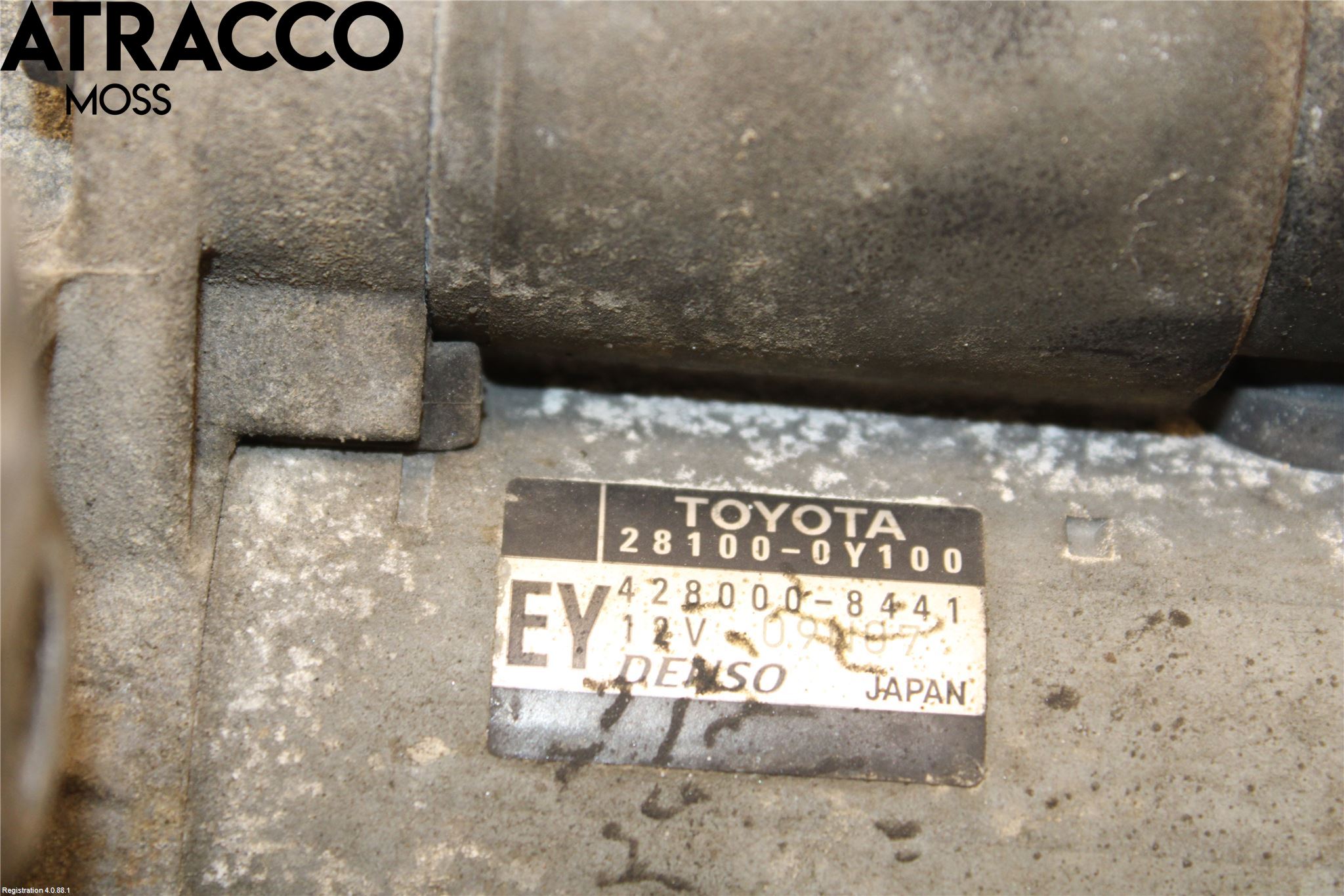 Toyota YARIS XP130 12-14 Startmotor