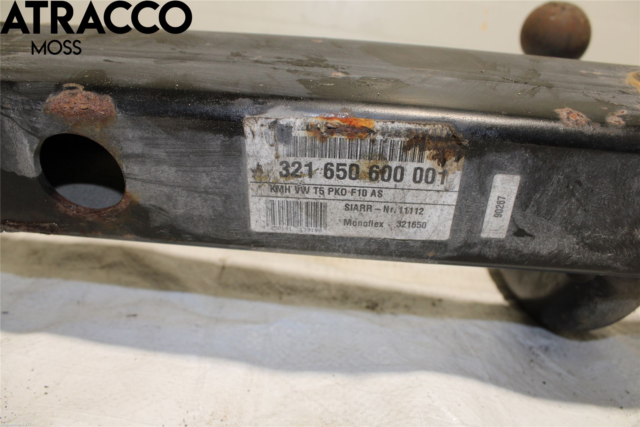 Volkswagen VW TRANSP/CARAVELLE (T5) 04-15 Tilhengerfeste