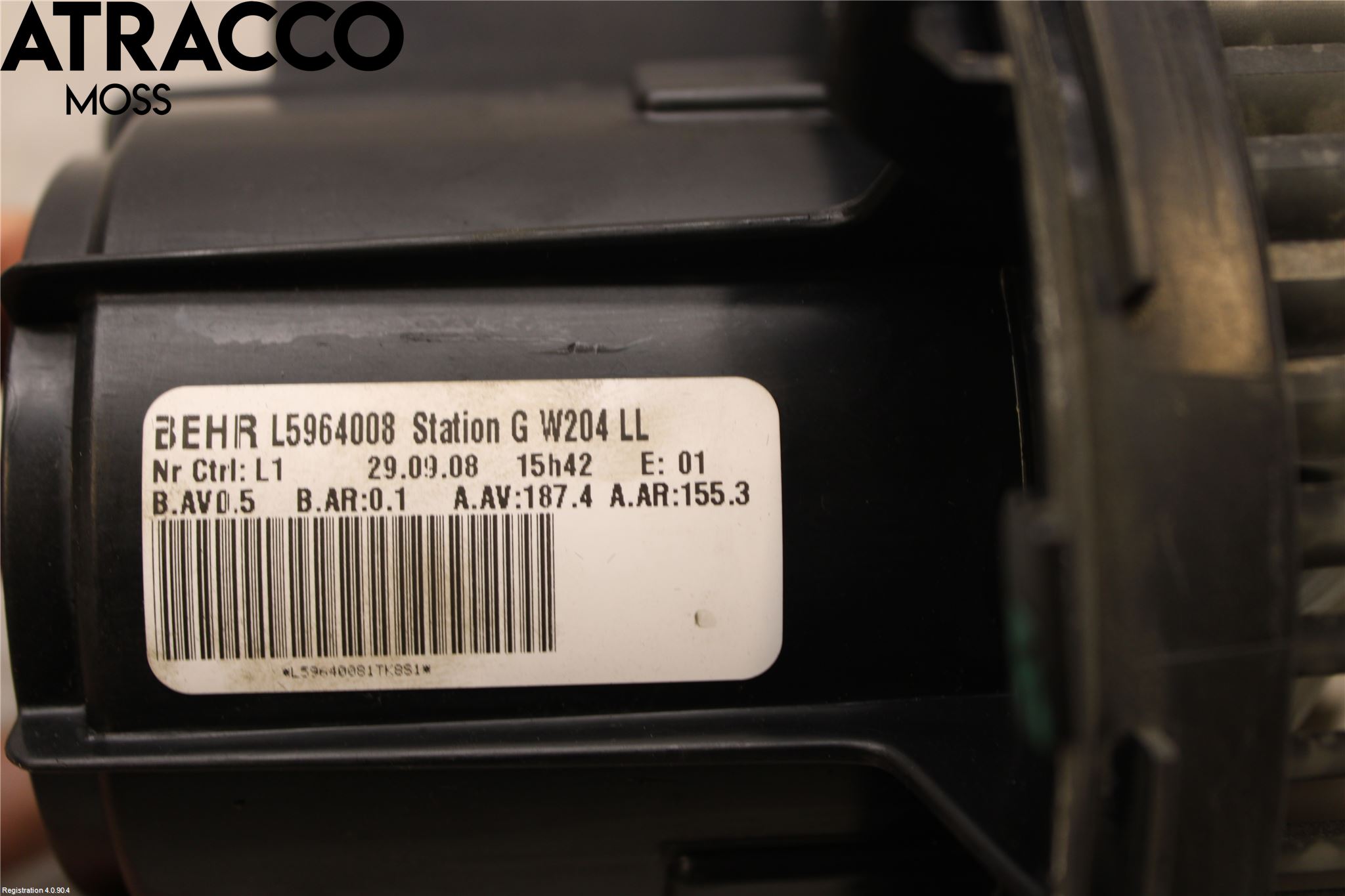 Mercedes-Benz MB E-KLASS (W212) 09-16 Varmeapparat Viftemotor