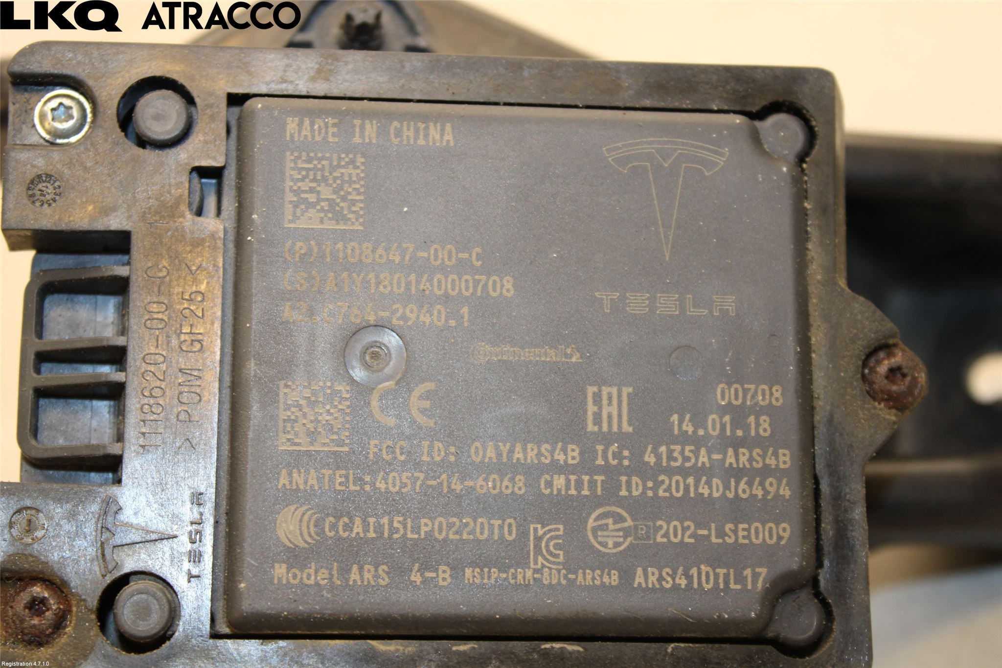 Tesla MODEL X 16- Sensor Øvrig