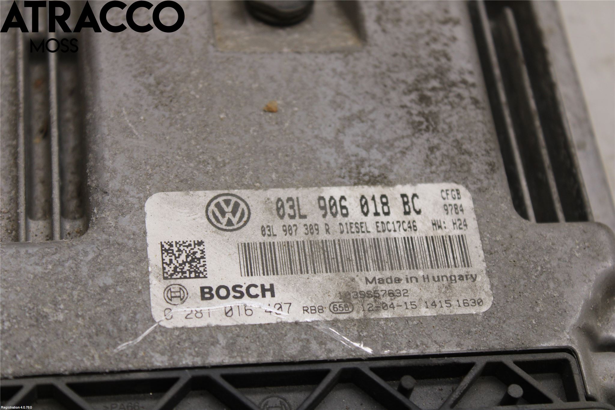 Volkswagen VW GOLF VI 09-13 Styreenhet Innsprøytning