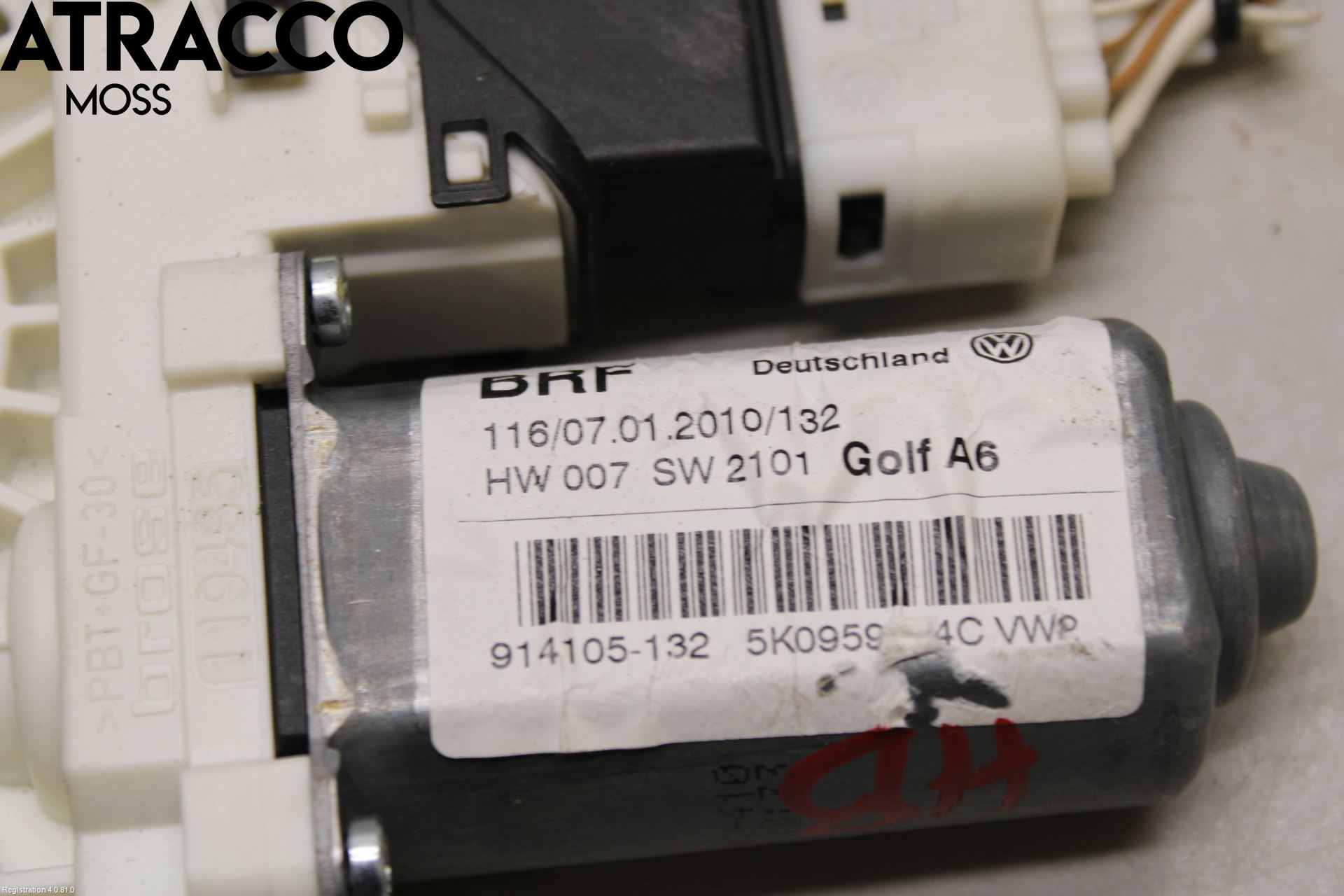 Volkswagen VW GOLF VI 09-13 Vindusheismotor