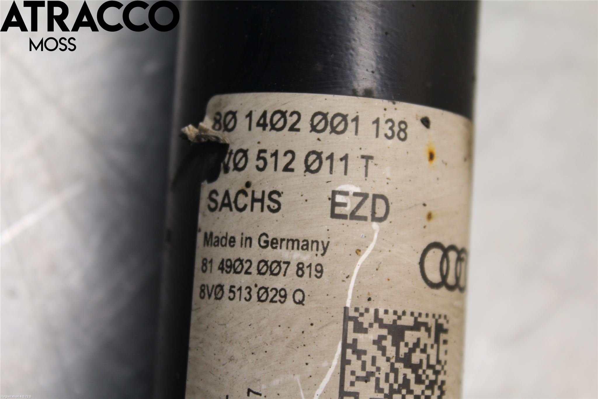 Audi A3/S3 8V 13-20 Støtdemper Bak