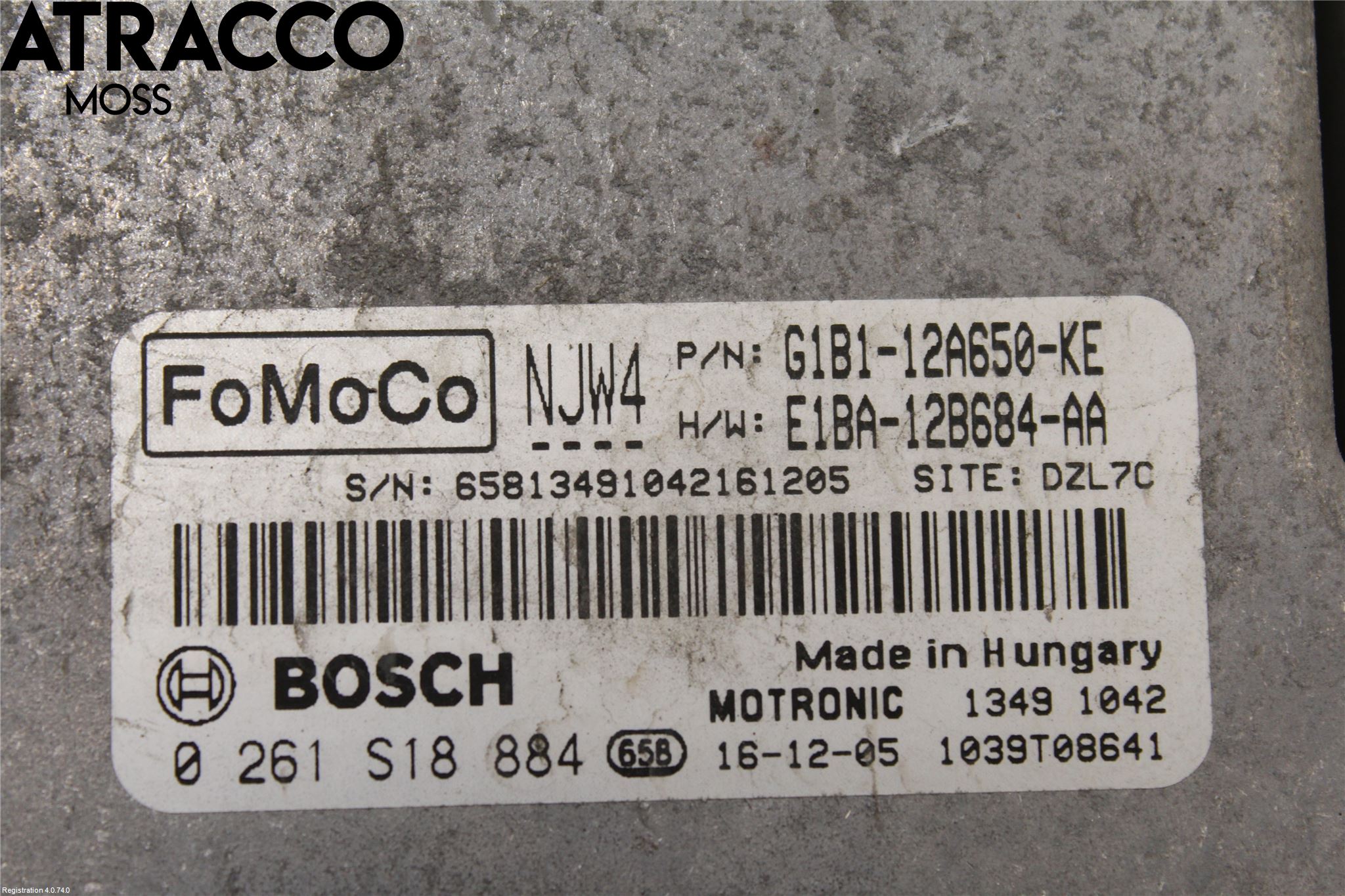 Ford FIESTA 13-17 Styreenhet Innsprøytning