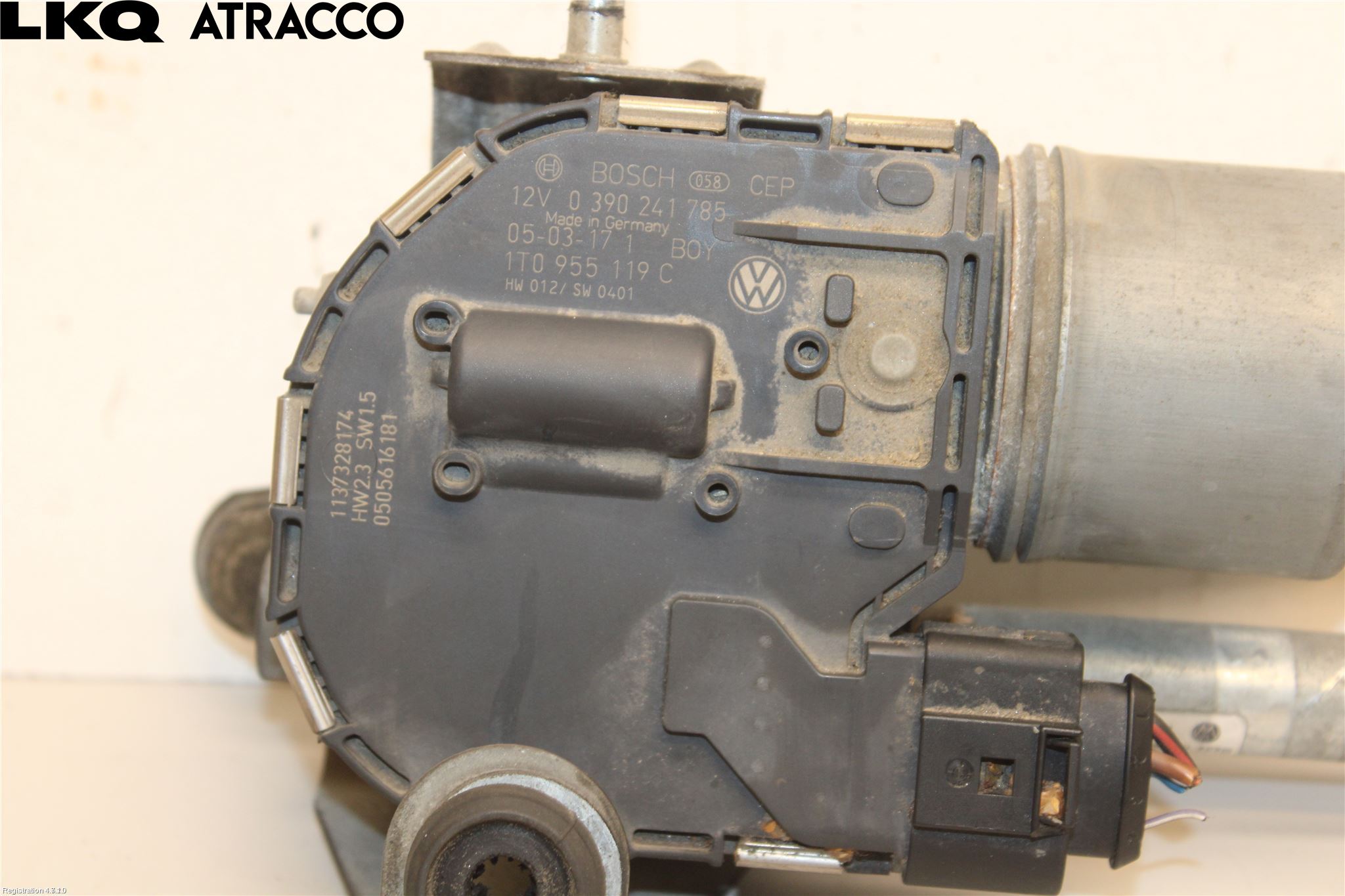 Volkswagen VW TOURAN 03-10 Viskermotor Frontrute