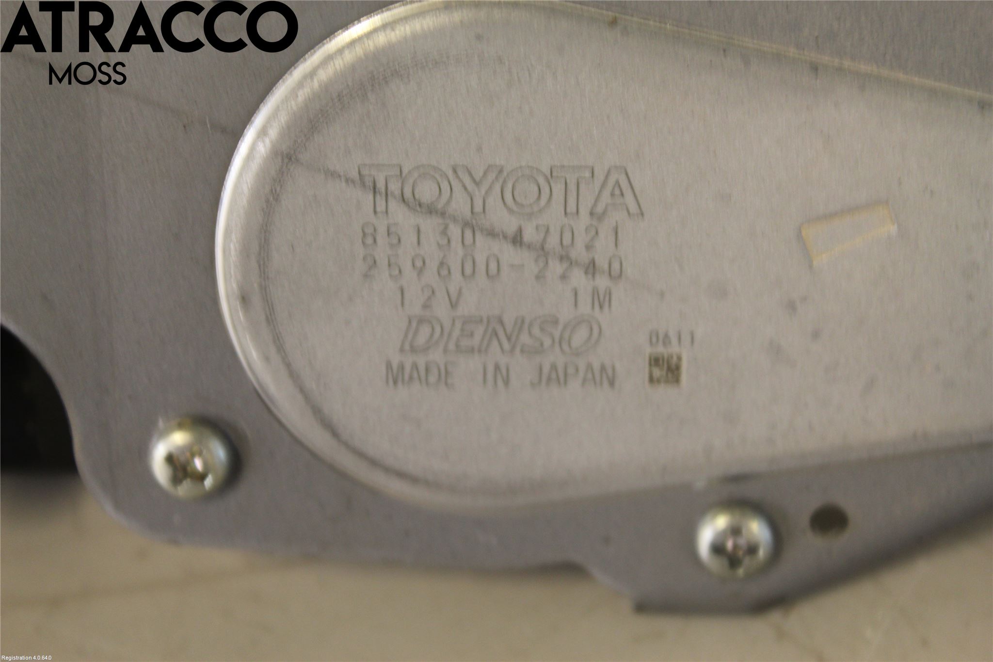 Toyota PRIUS ZVW30 09-20 Viskermotor Bakluke