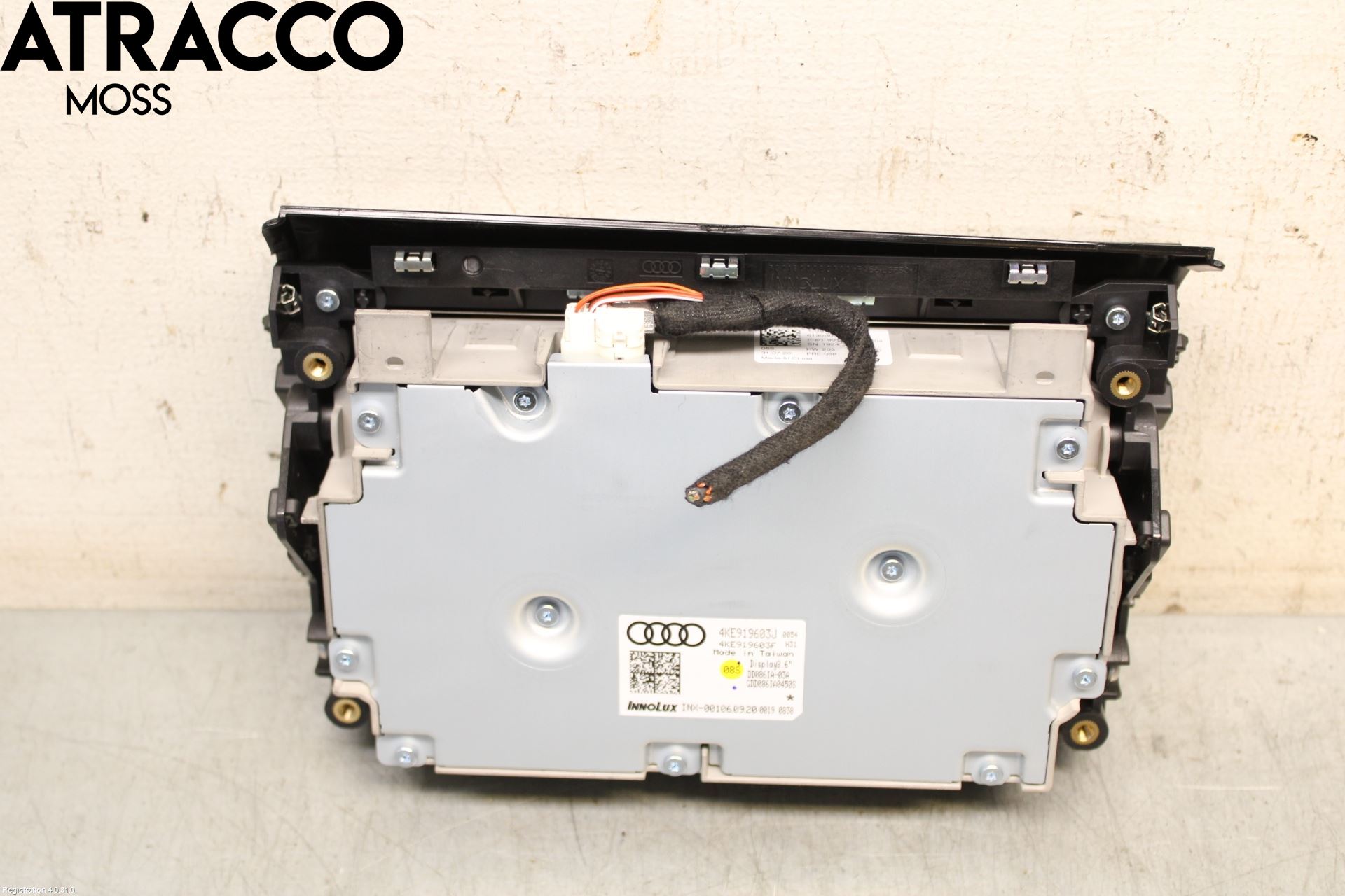 Audi E-TRON, S GE 19- Multifunktionsdisplay