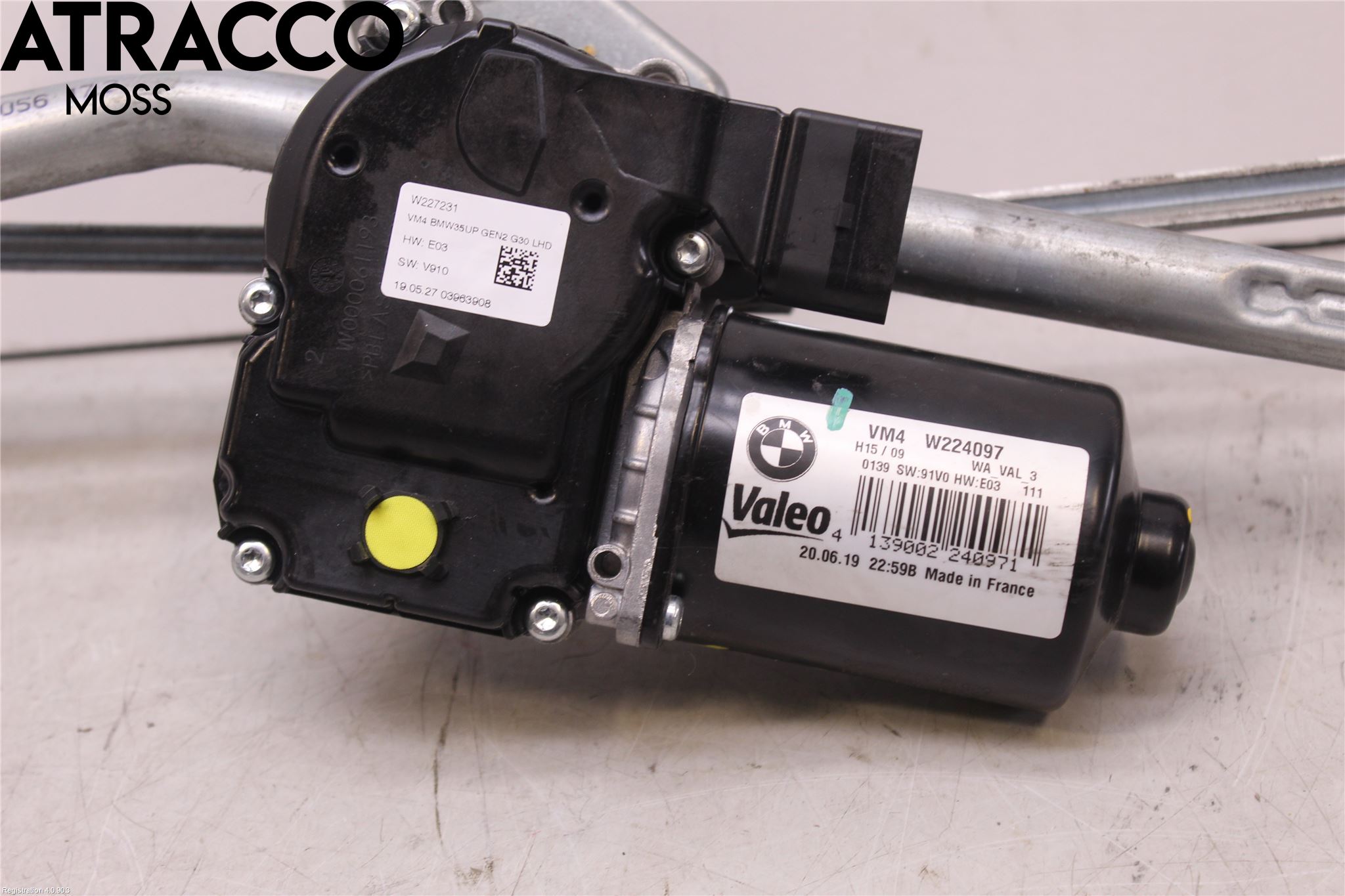 BMW 5 G30/G31/F90 17-23 Viskermotor Frontrute