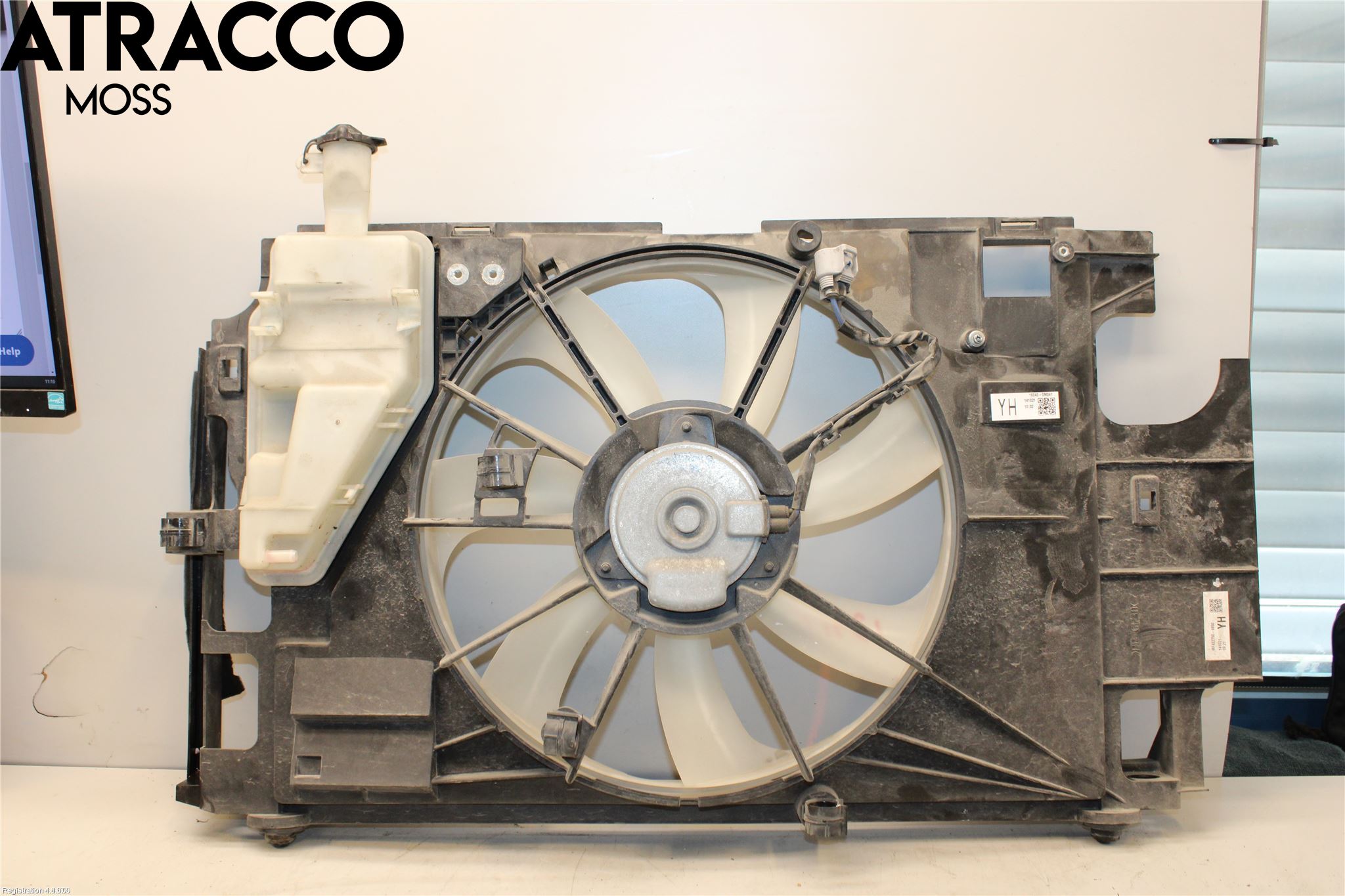 Toyota YARIS XP130 15-20 Kjølevifte Elektrisk