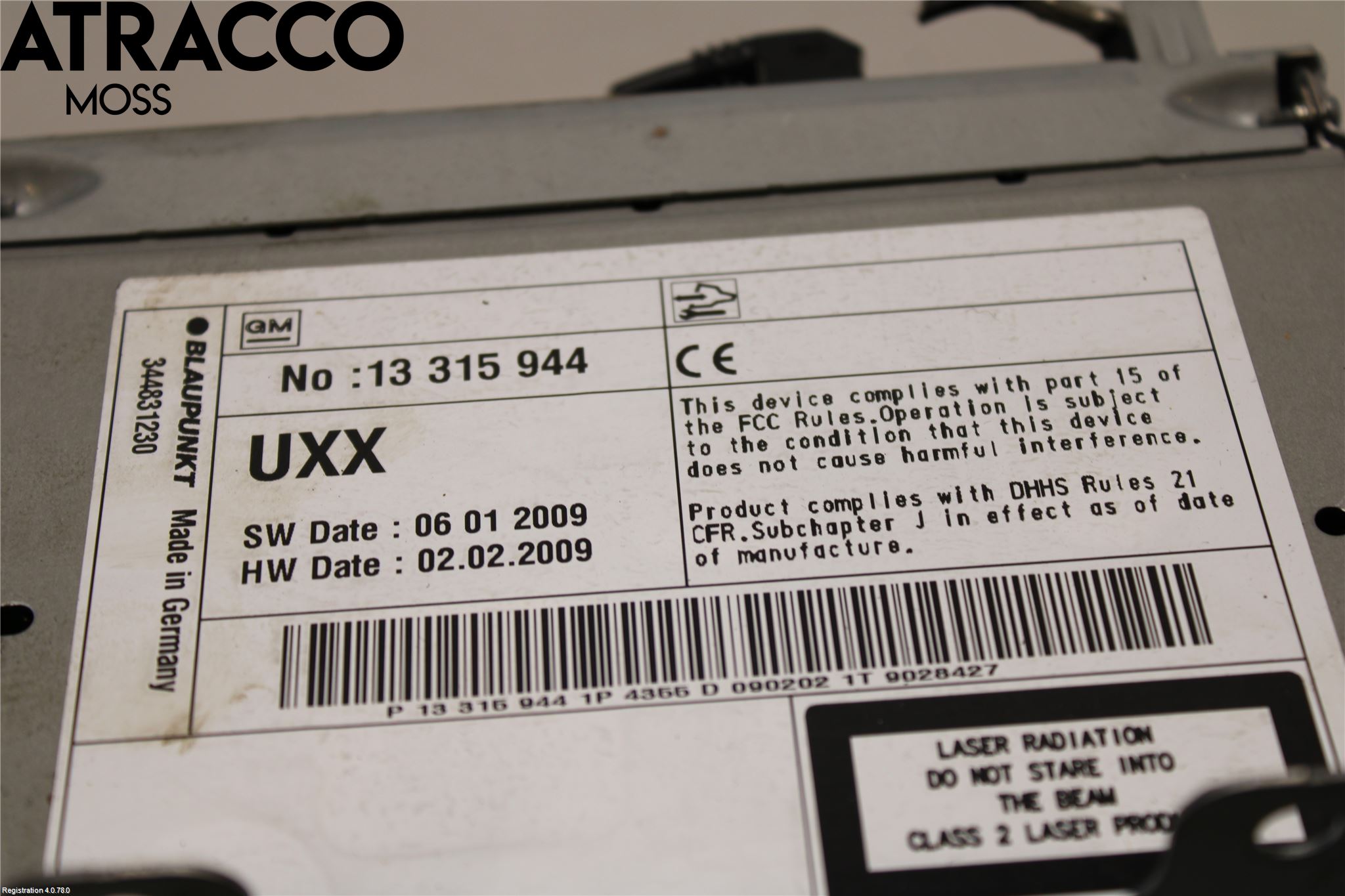 Opel INSIGNIA 09-16 Stereo Radio Med Cd