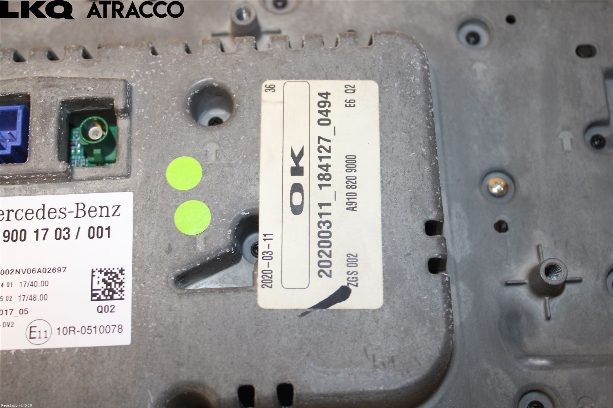 Mercedes-Benz MB SPRINTER (W907/W910) 19- Multifunktionsdisplay