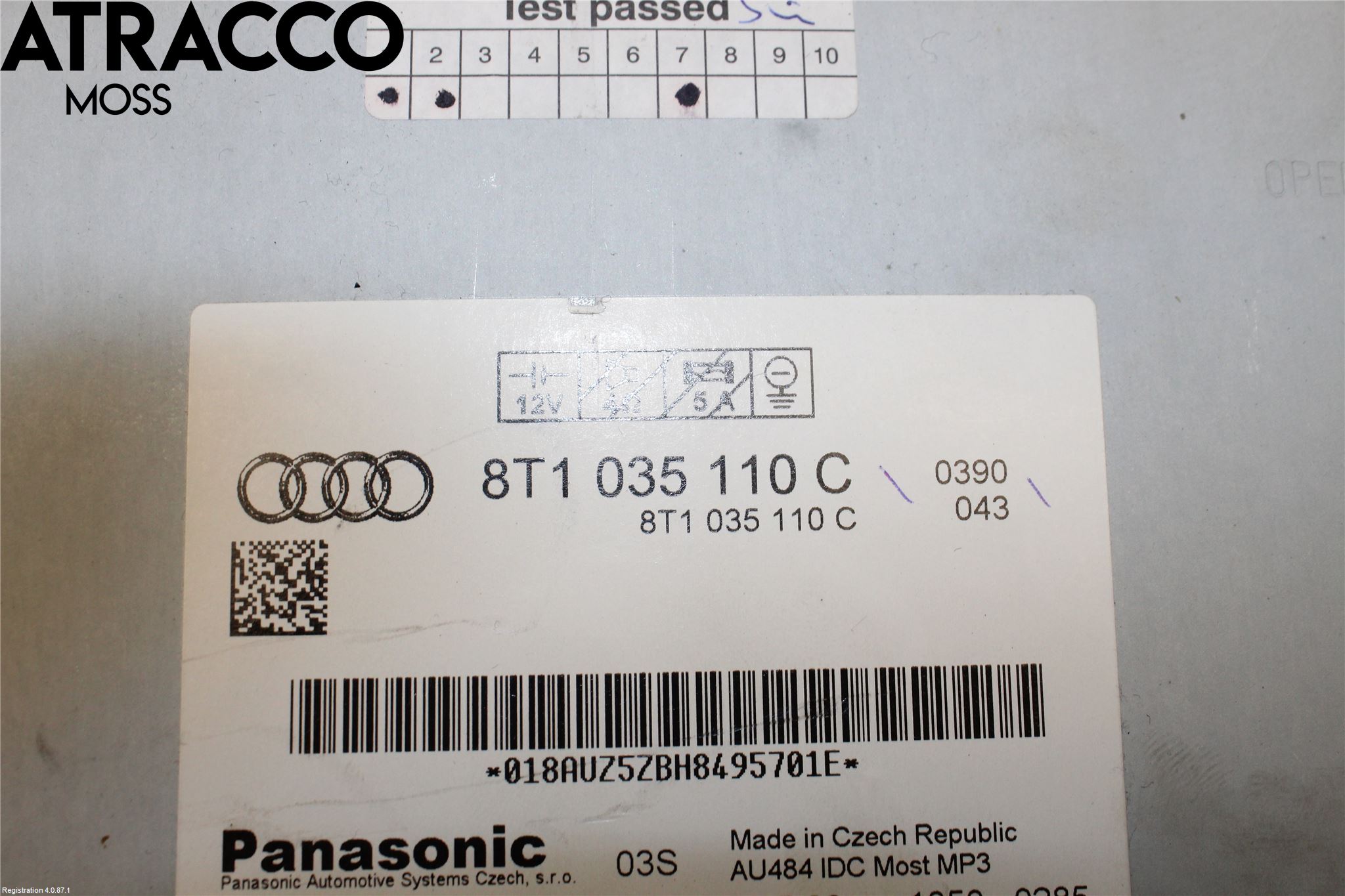 Audi ALLROAD 06-11 Stereo Radio Med Cd