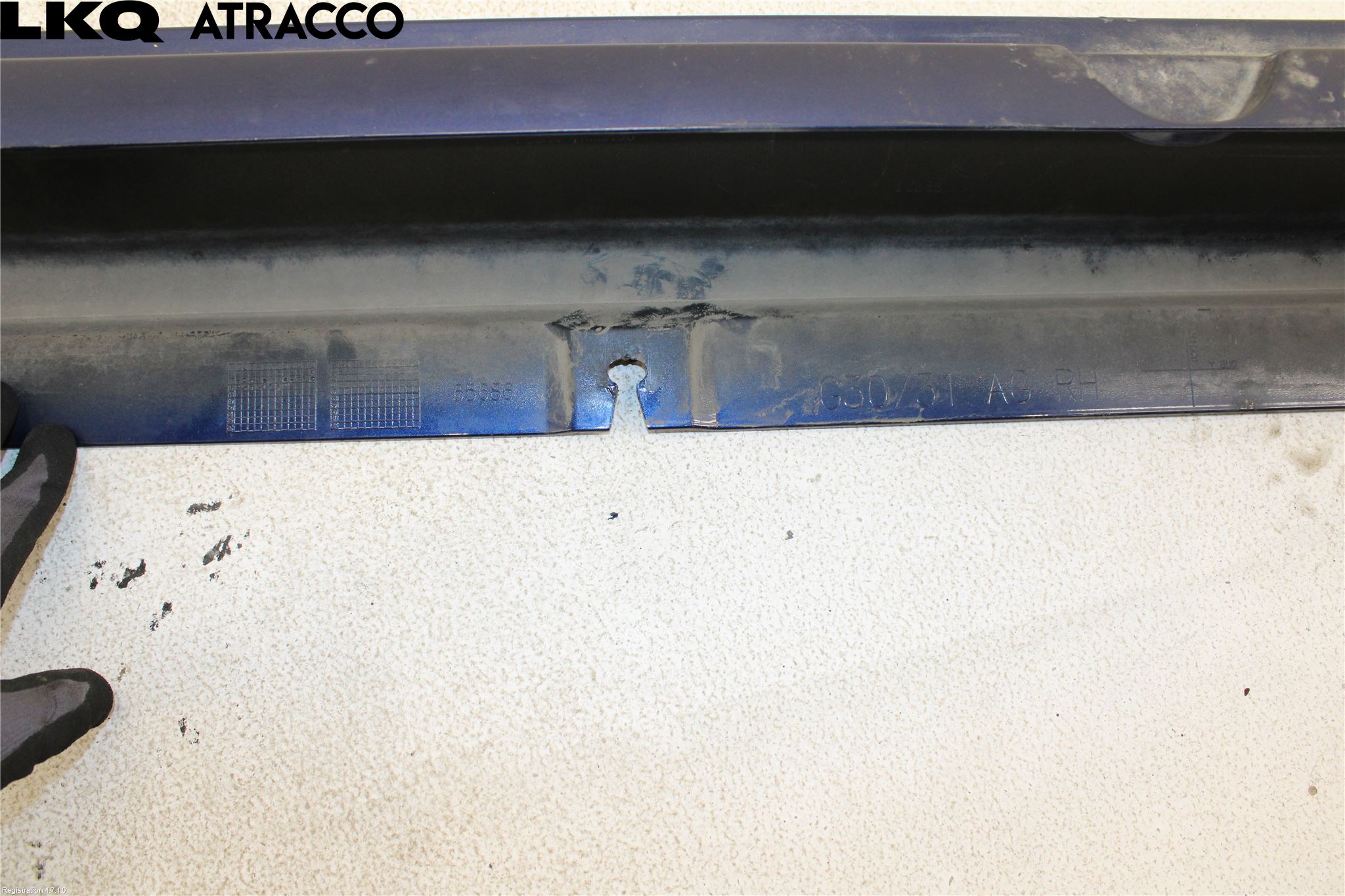BMW 5 G30/G31/F90 17-23 Kanalskjørt Høyre