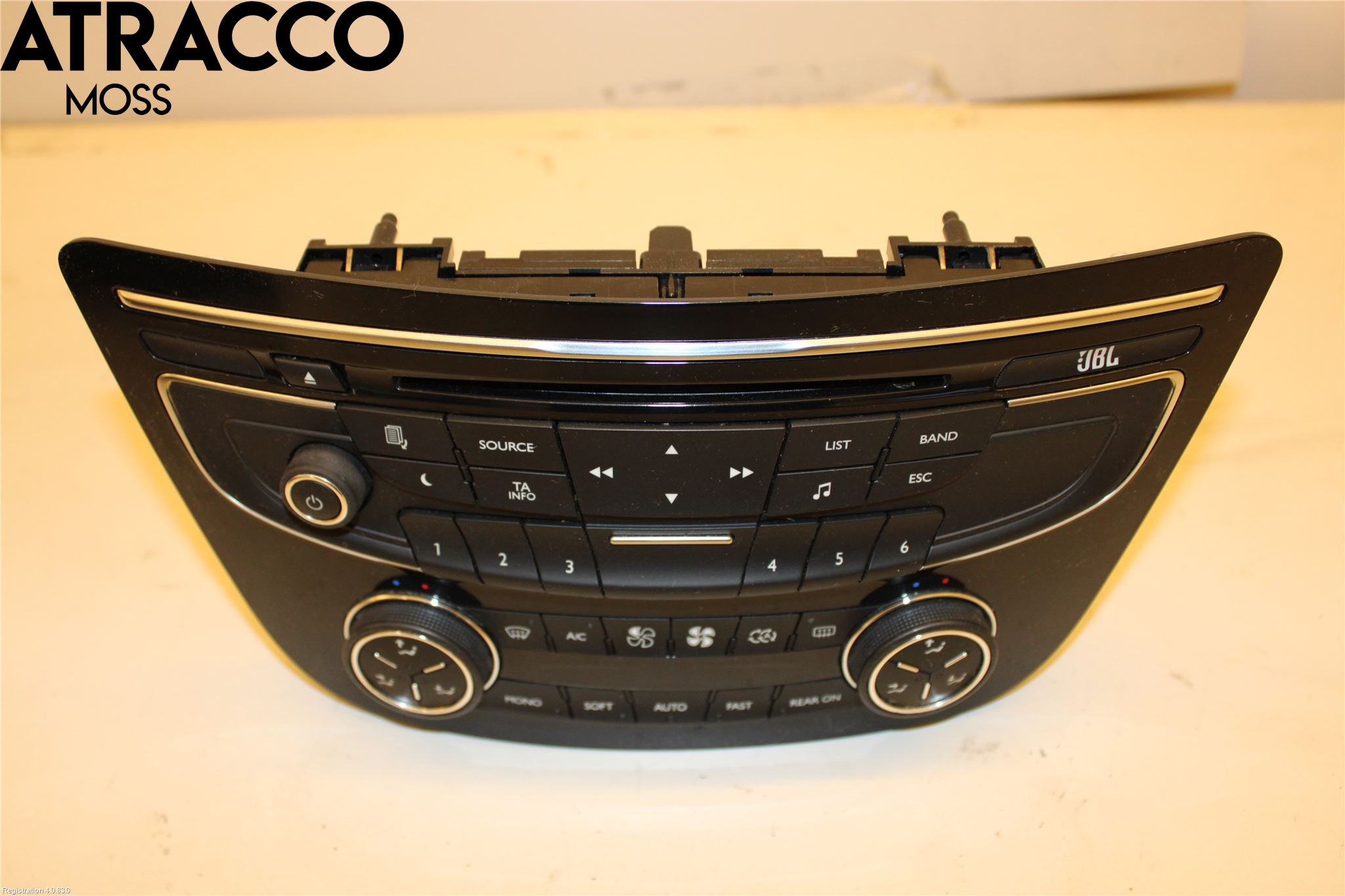 Peugeot 508 11-18 Varme Ac Betjening-Display