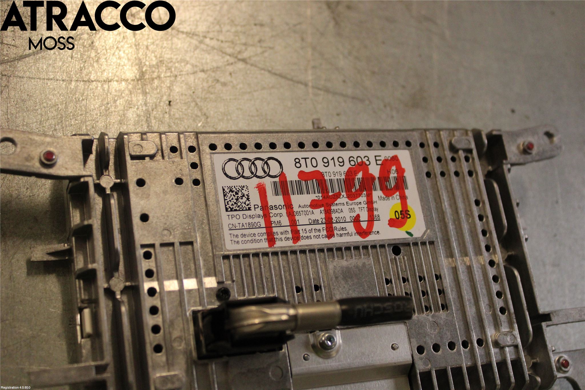 Audi A4/S4 08-11 Multifunktionsdisplay