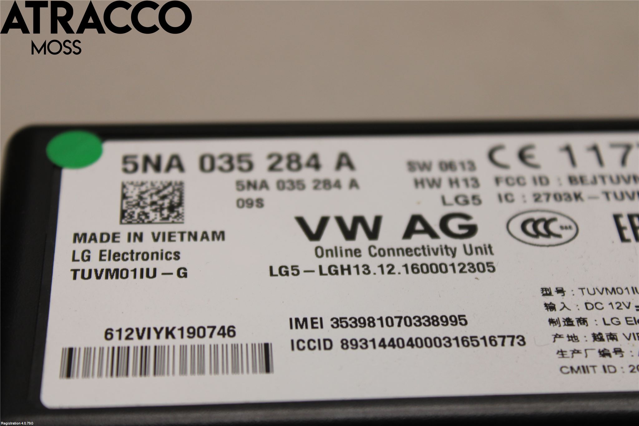 Volkswagen VW PASSAT 15-19 Styreenhet Øvrig