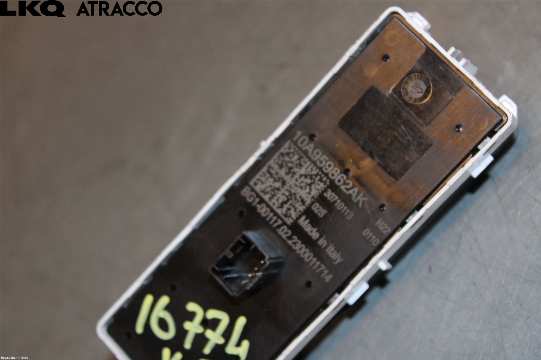 Volkswagen VW ID BUZZ/CARGO 22- Bryter Vindusheis