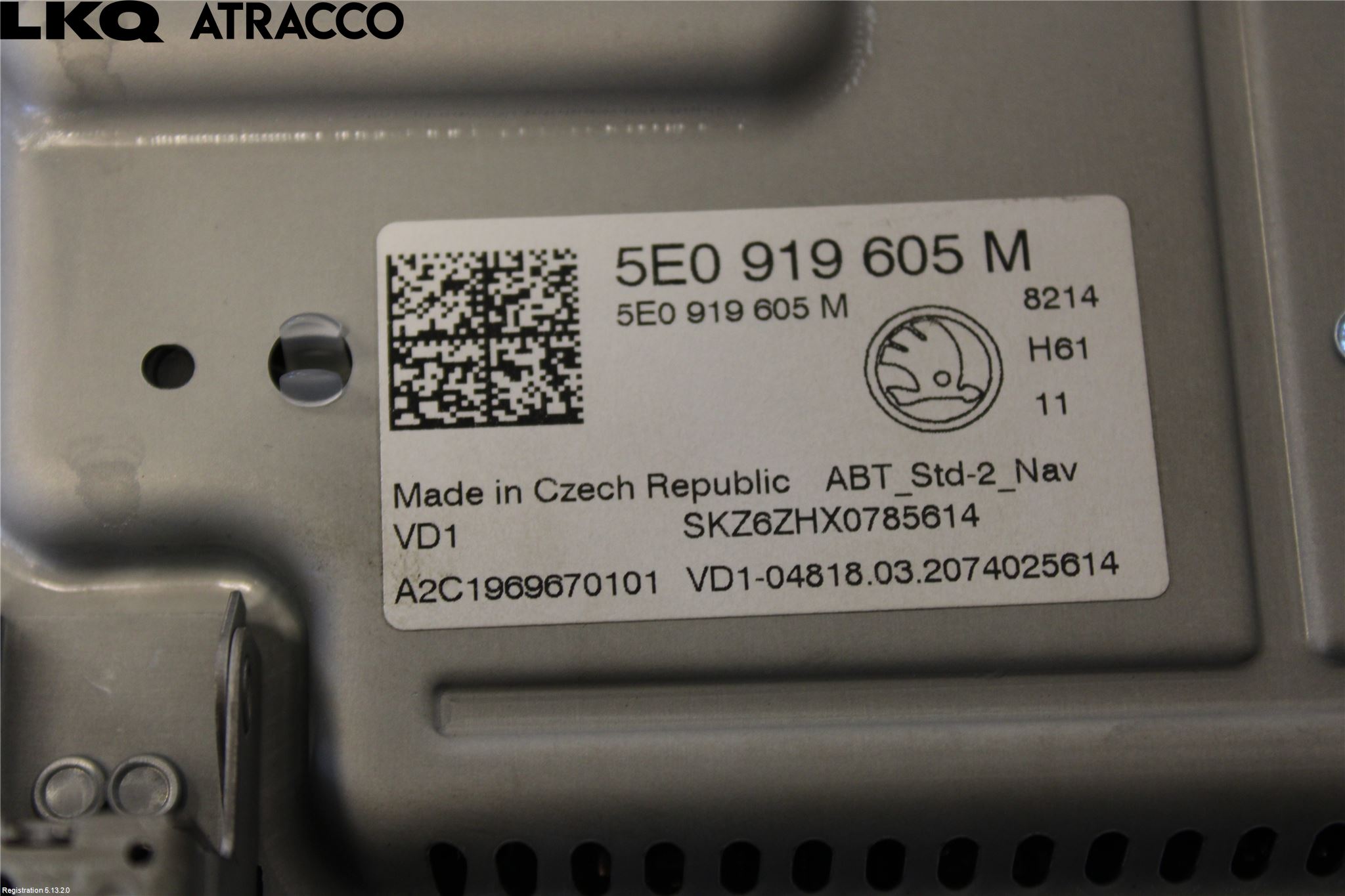 Skoda OCTAVIA (5E) 13-20 Stereo Radio